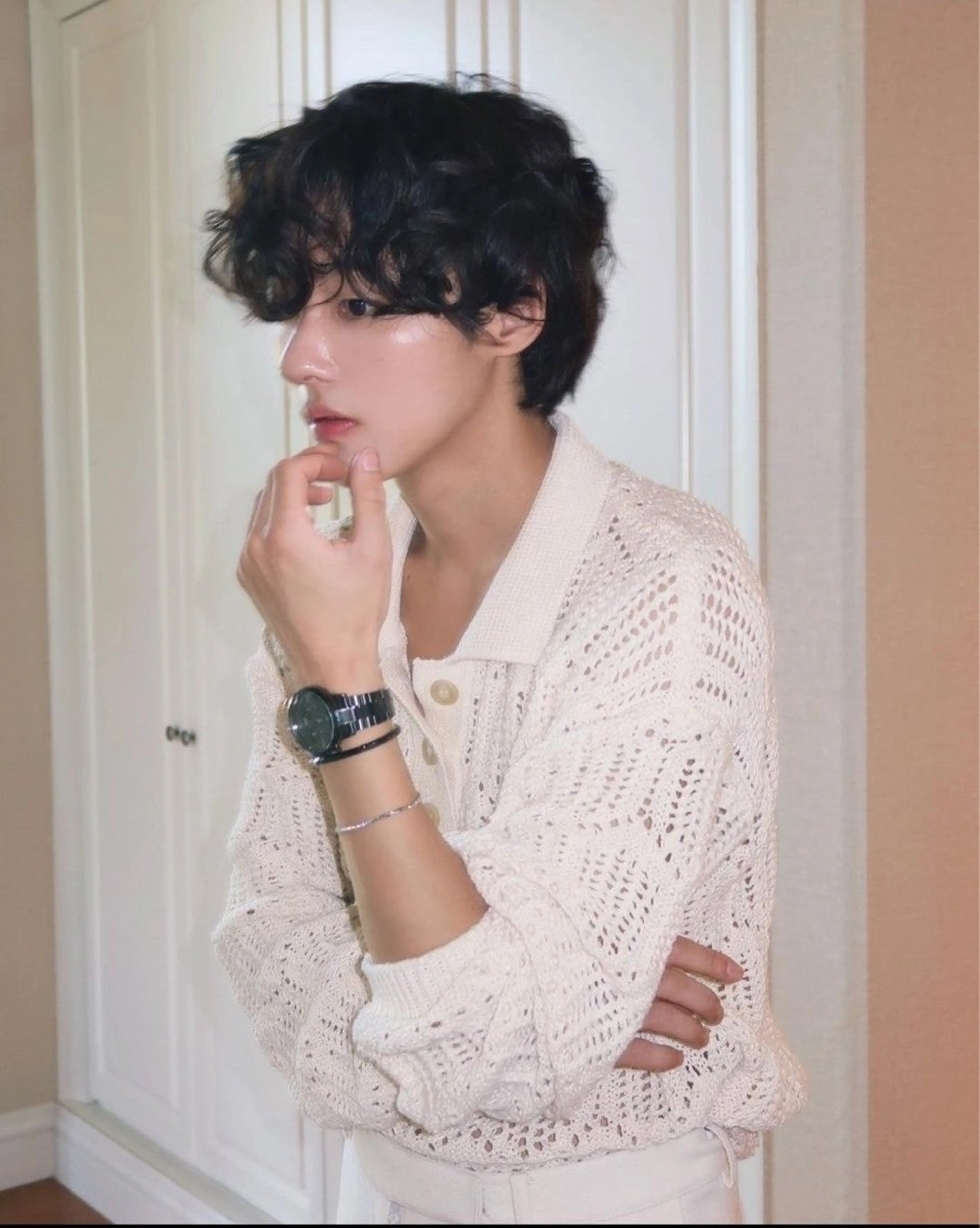 ミディアム パーマ メンズ ショートカット無料/ 小顔ショートのヘアスタイル