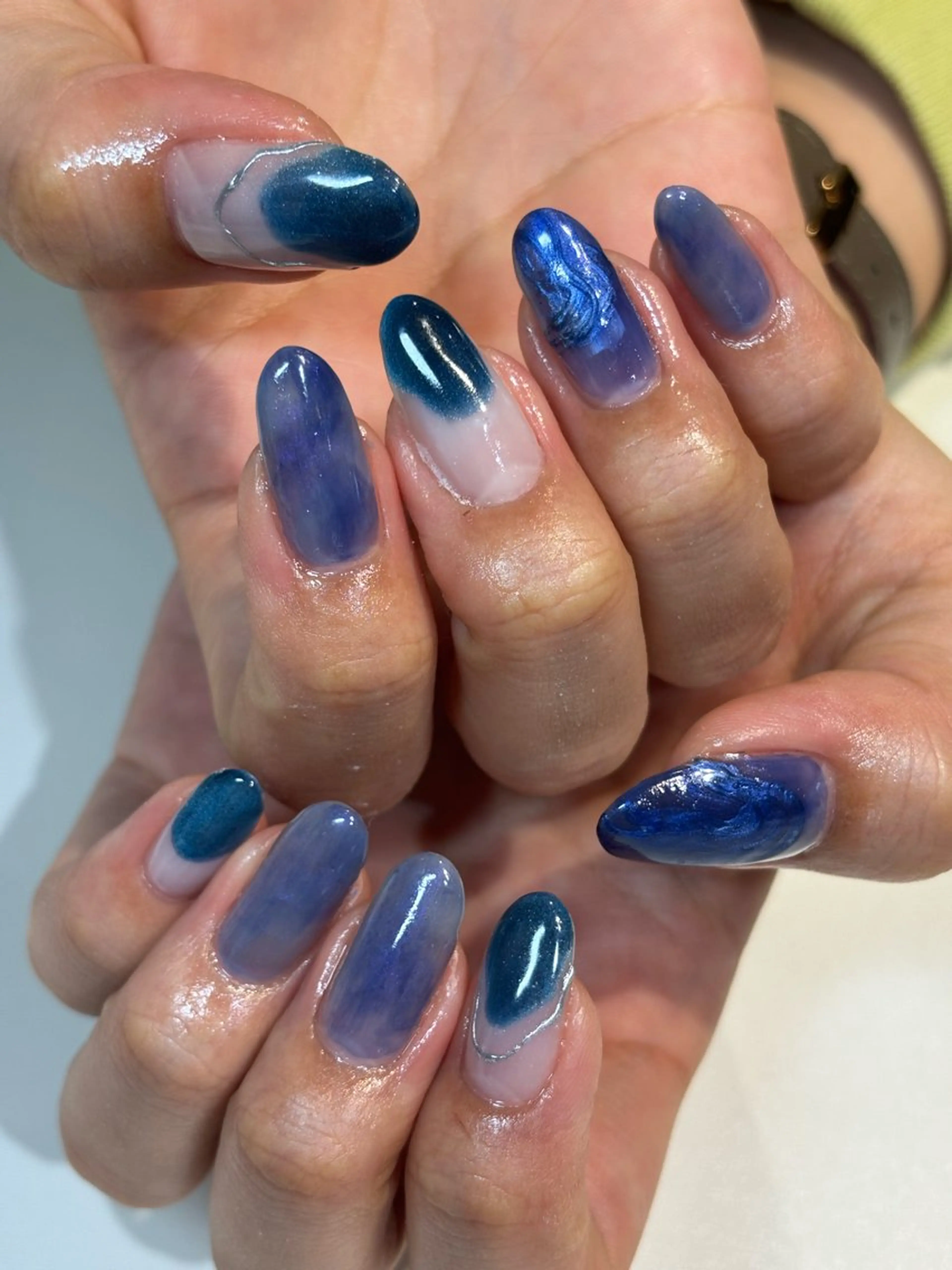 ネイル フットネイル フレンチネイル ジェルネイル グラデーション マグネットネイル ハンドネイル ヘアー.ネイル二刀流 misa🫧のヘアスタイル