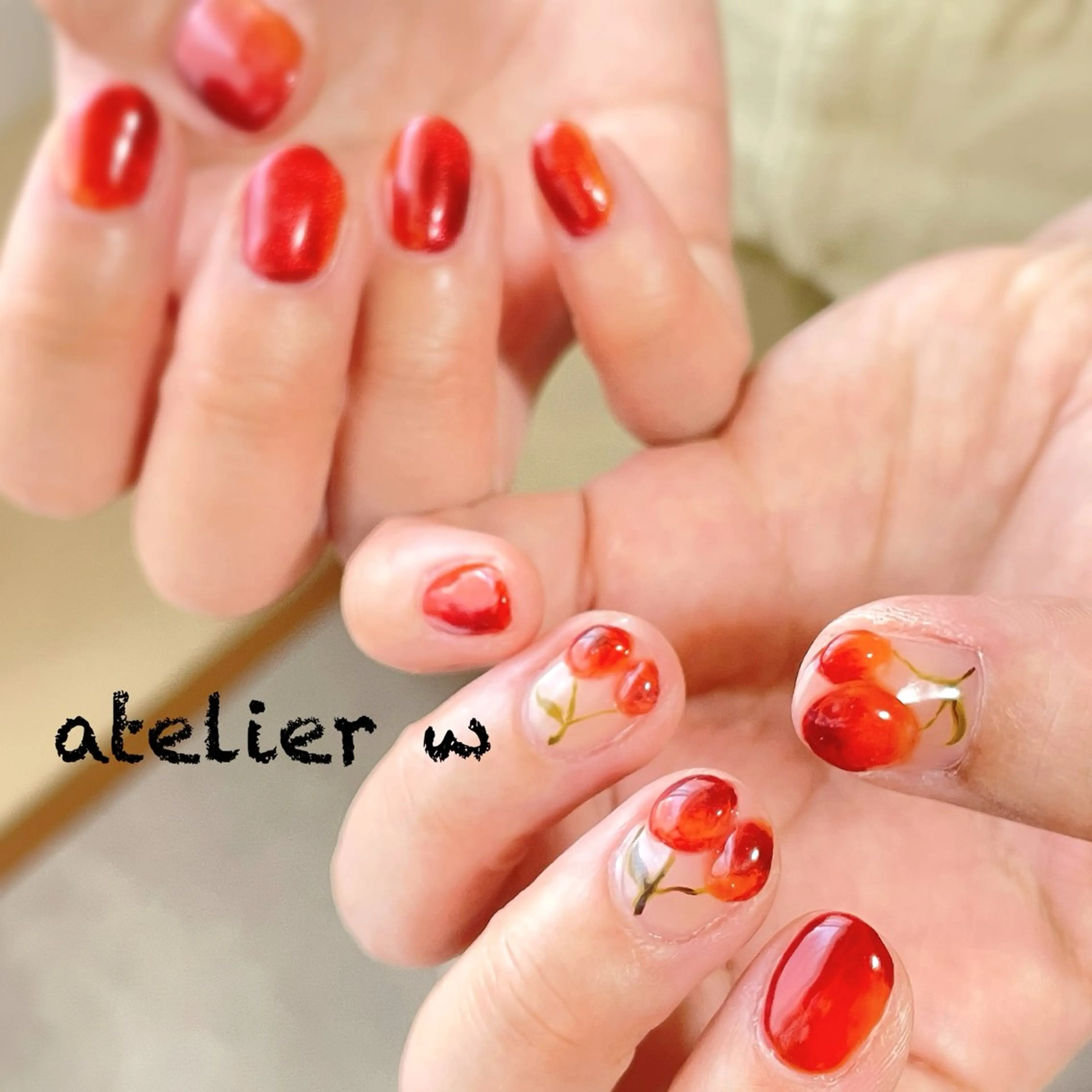 ネイル ハンドネイル atelier w/tetoro所属・高橋 わかなのネイルデザイン