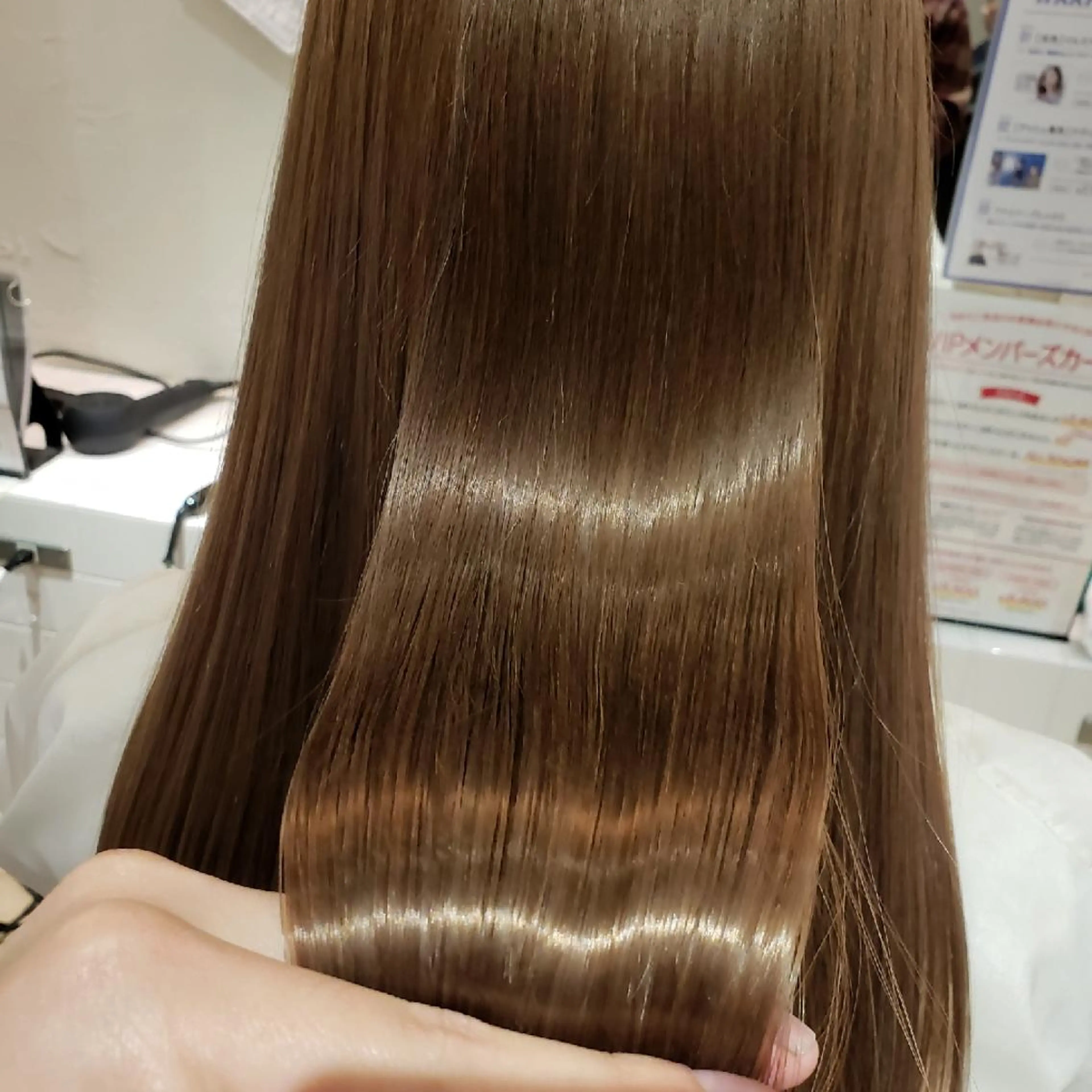 ロング カラー イルミナカラー 髪質改善 トリートメント カット 縮毛矯正 トリートメント 【髪質改善美容師】t occa茨木篠原健太のヘアスタイル