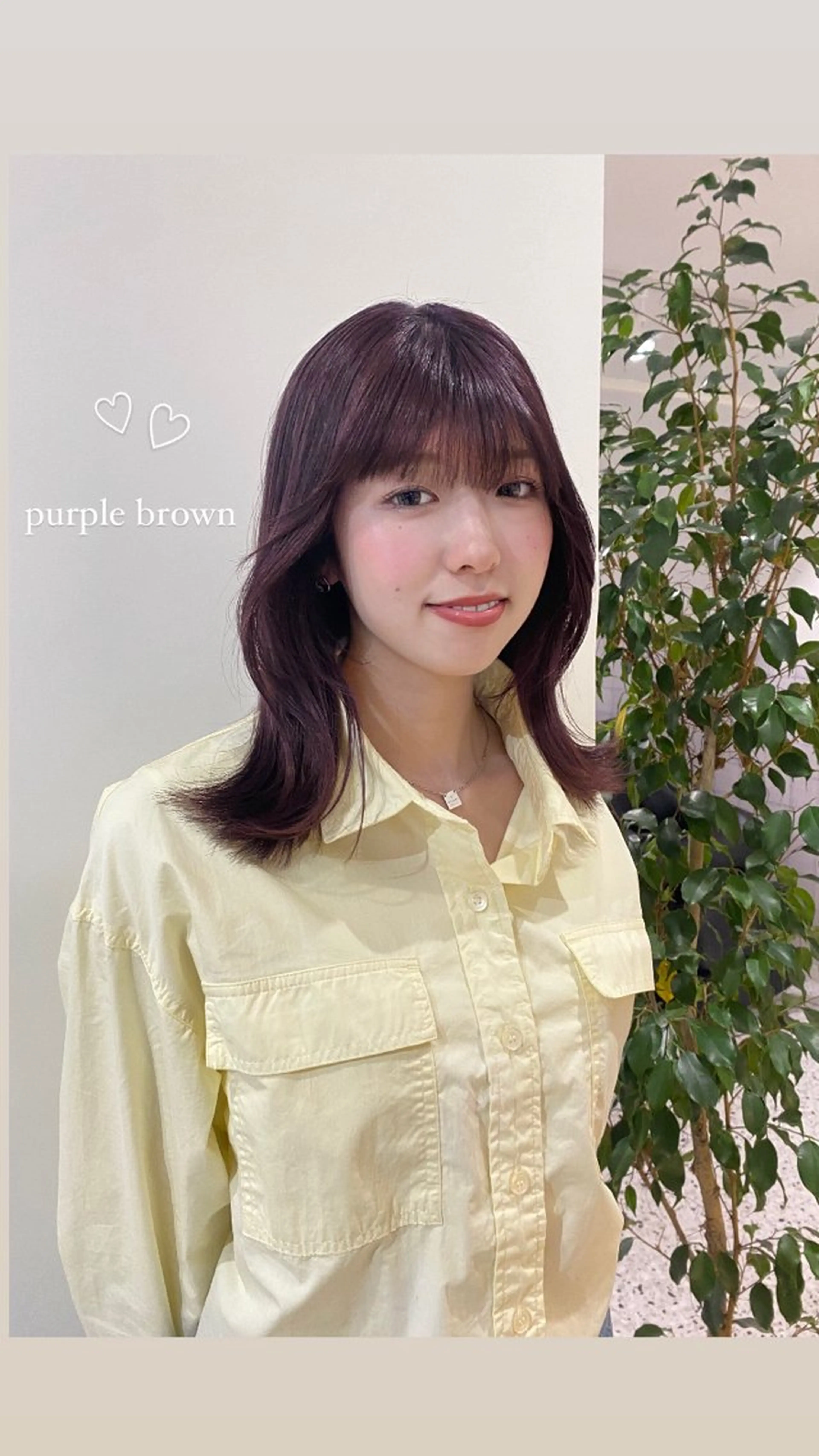 ミディアム カラー AO所属・RISAKO 艶髪モテヘア🎀府中のヘアスタイル