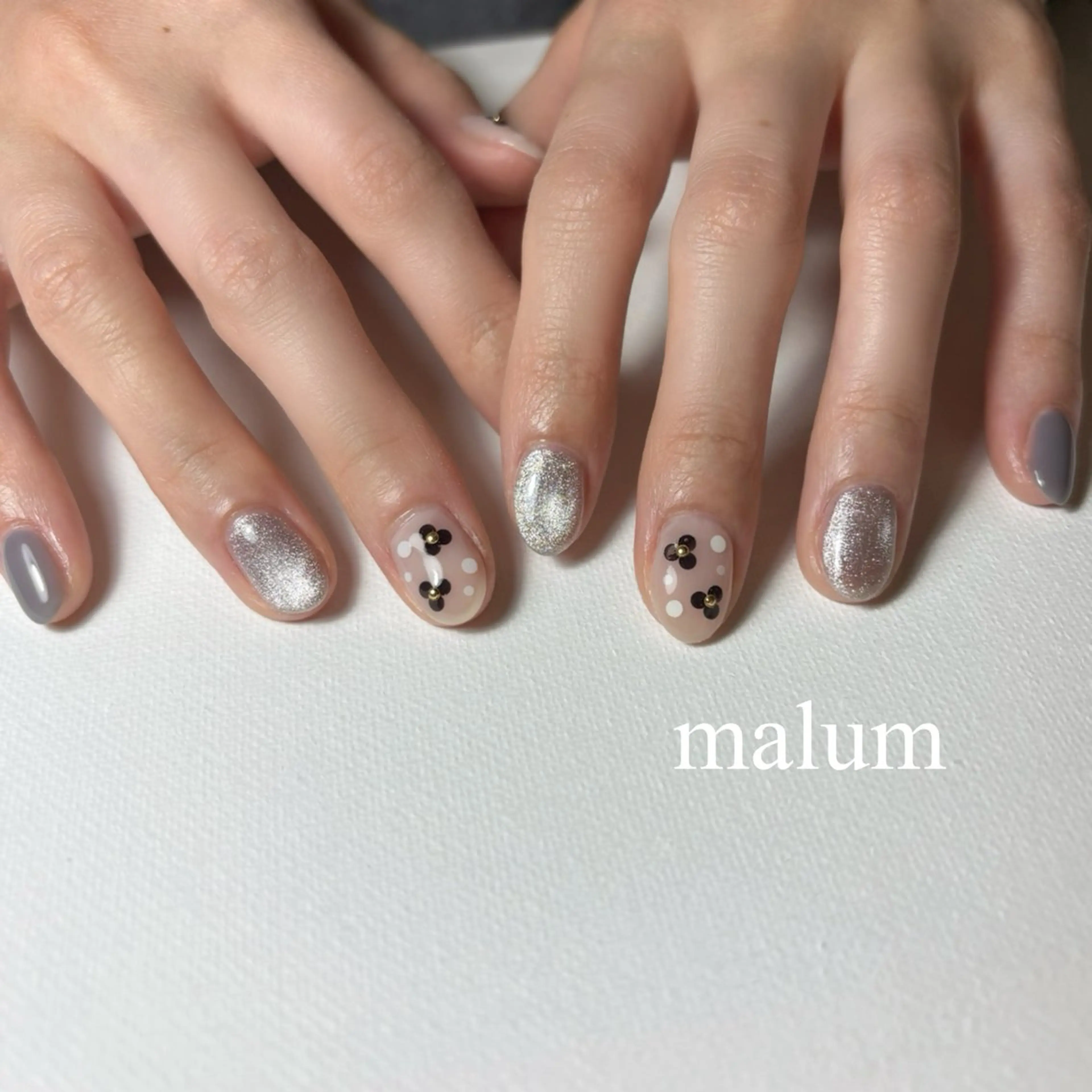 ネイル ハンドネイル malum nailのネイルデザイン