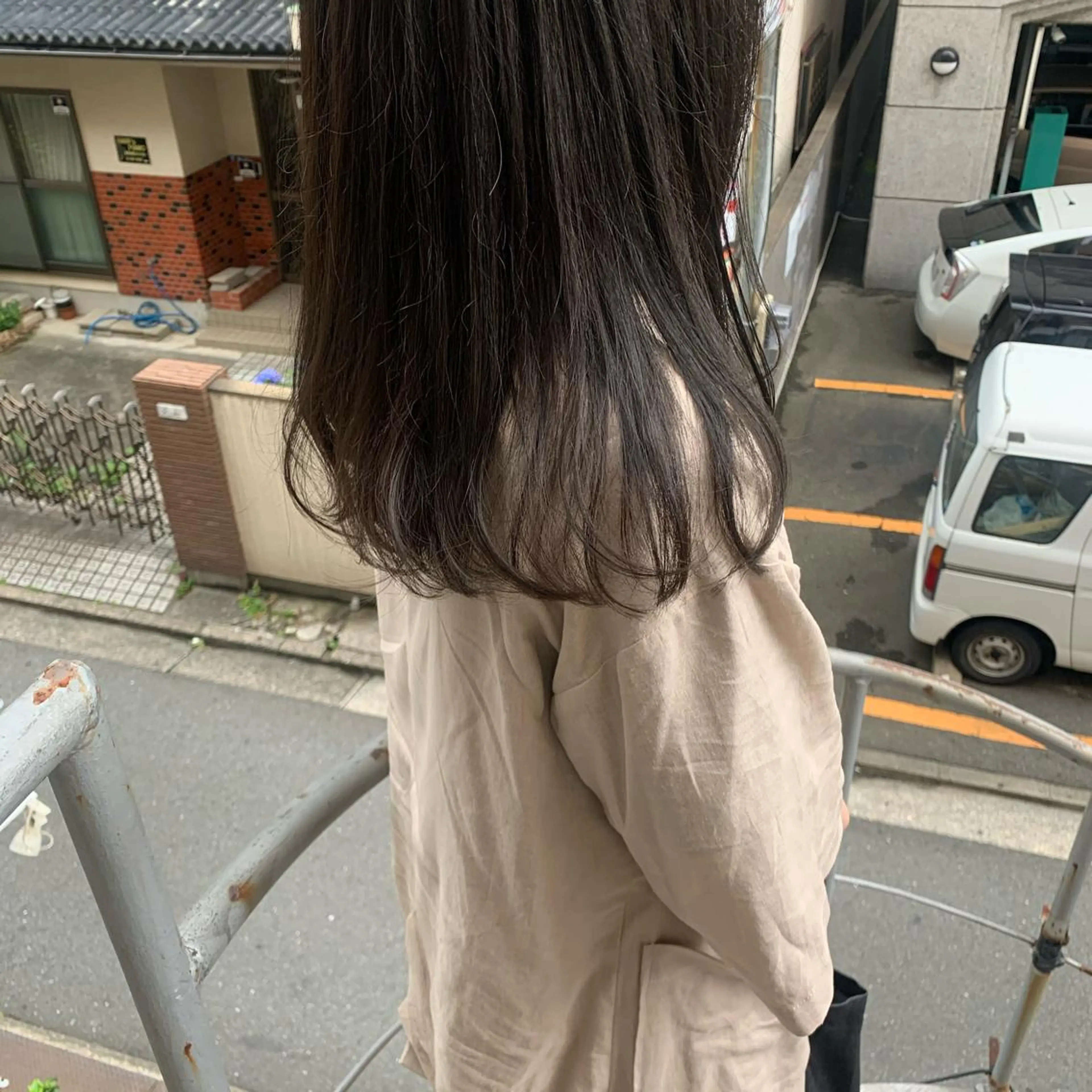 ミディアム カラー MARU レイヤー/パーマのヘアスタイル