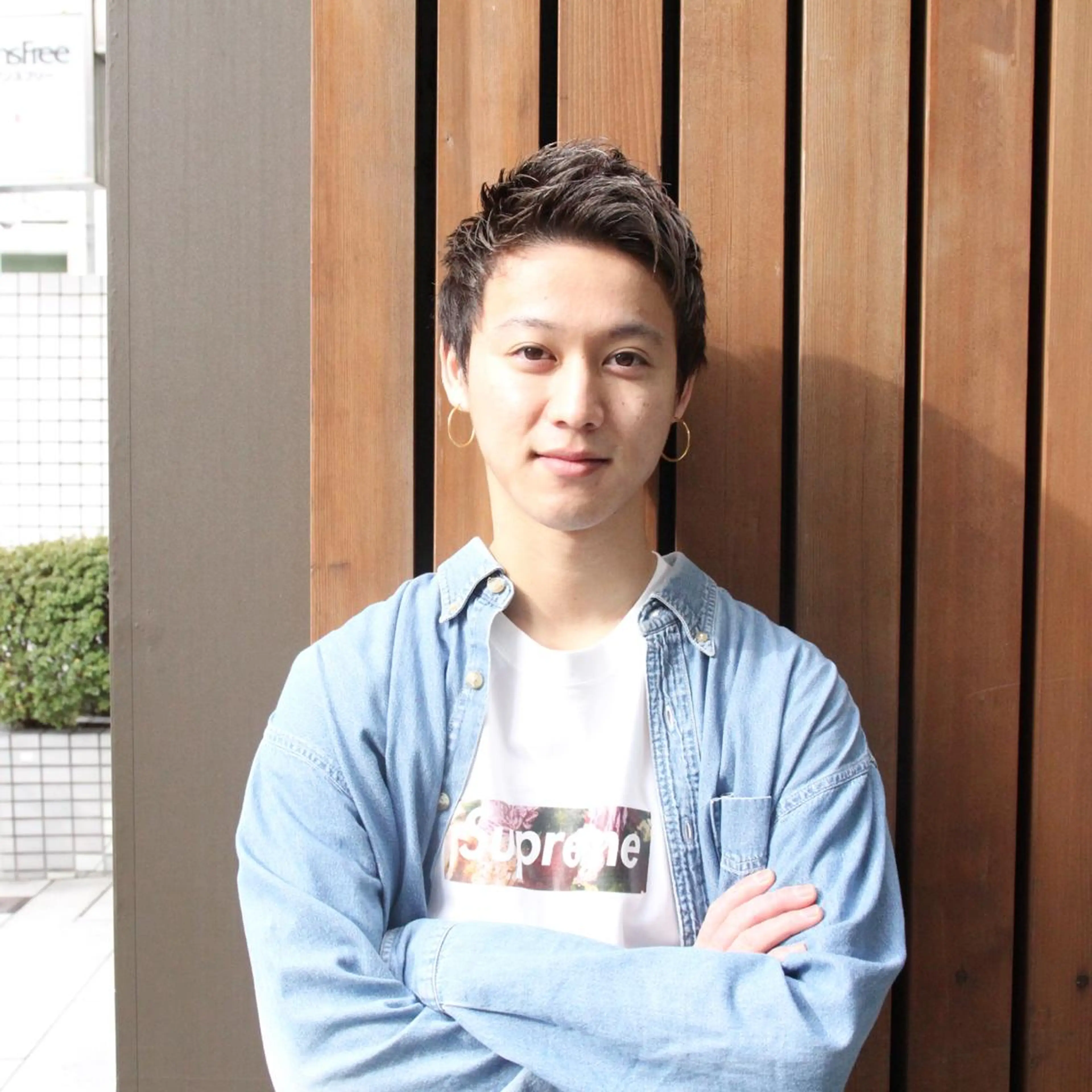 ショート パーマ メンズ kiitos所属・関西センターパート メンズモデル募集のヘアスタイル