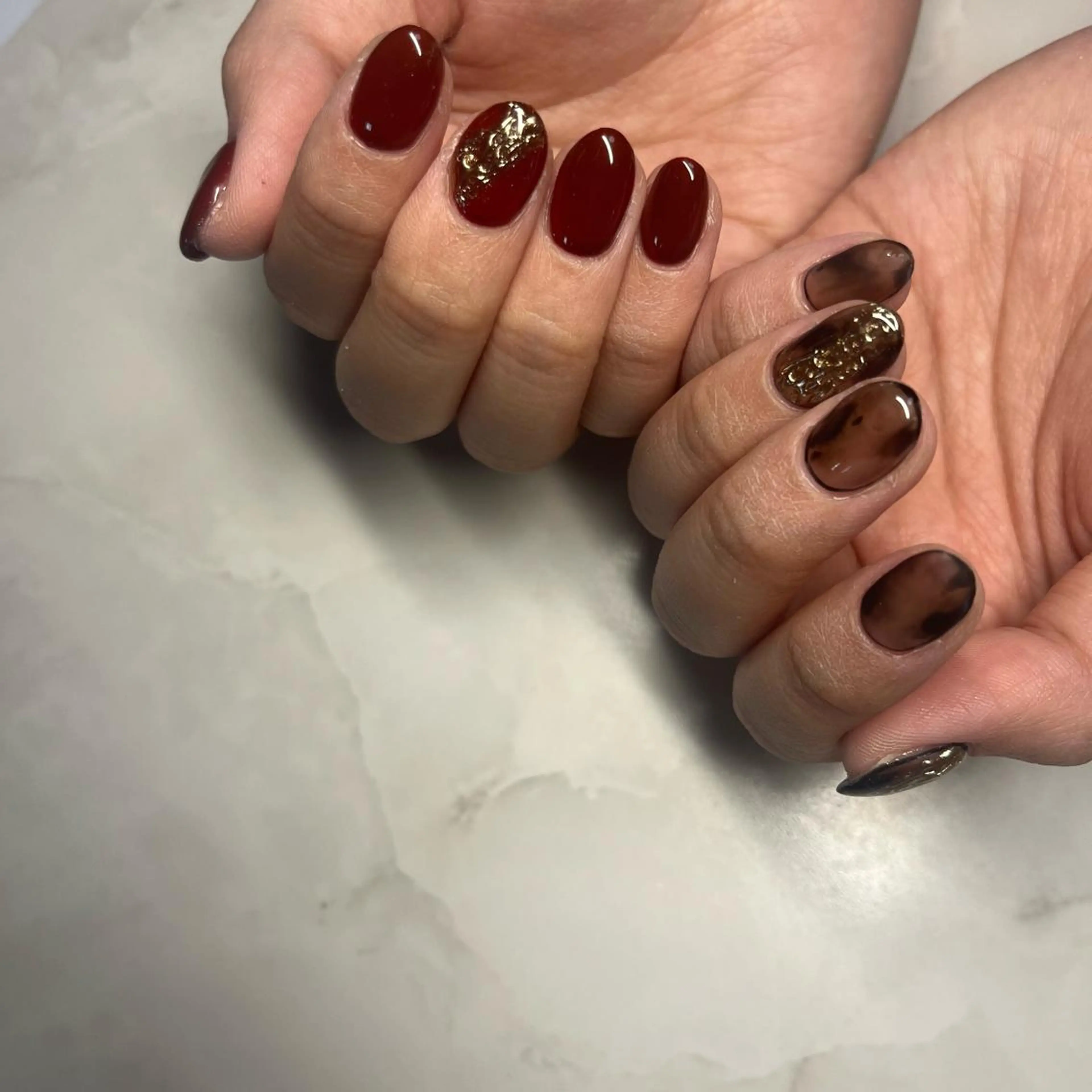 カラー ネイル ハンドネイル nail salon LNのネイルデザイン