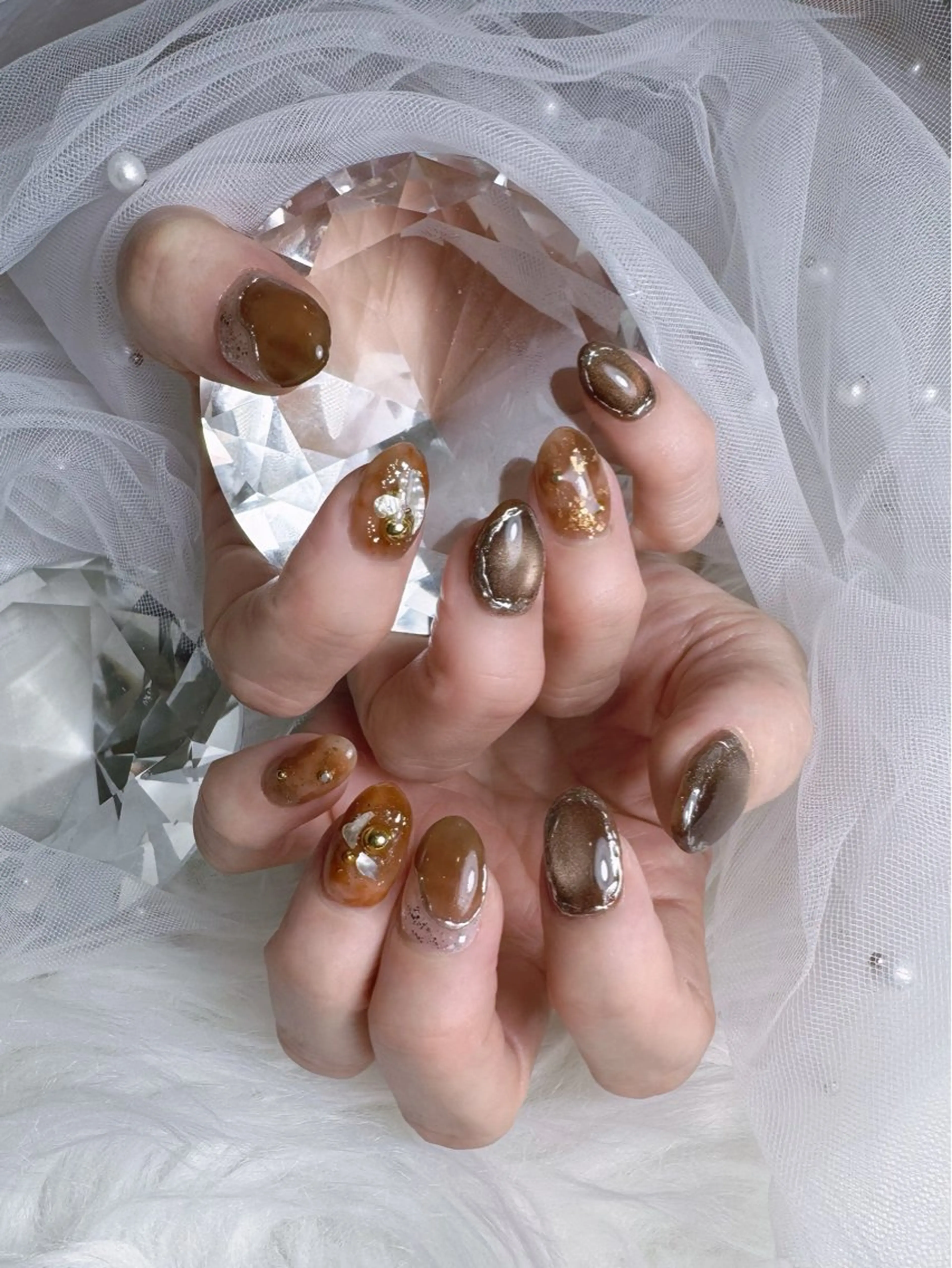 ネイル ハンドネイル BIJOU yuzuのネイルデザイン