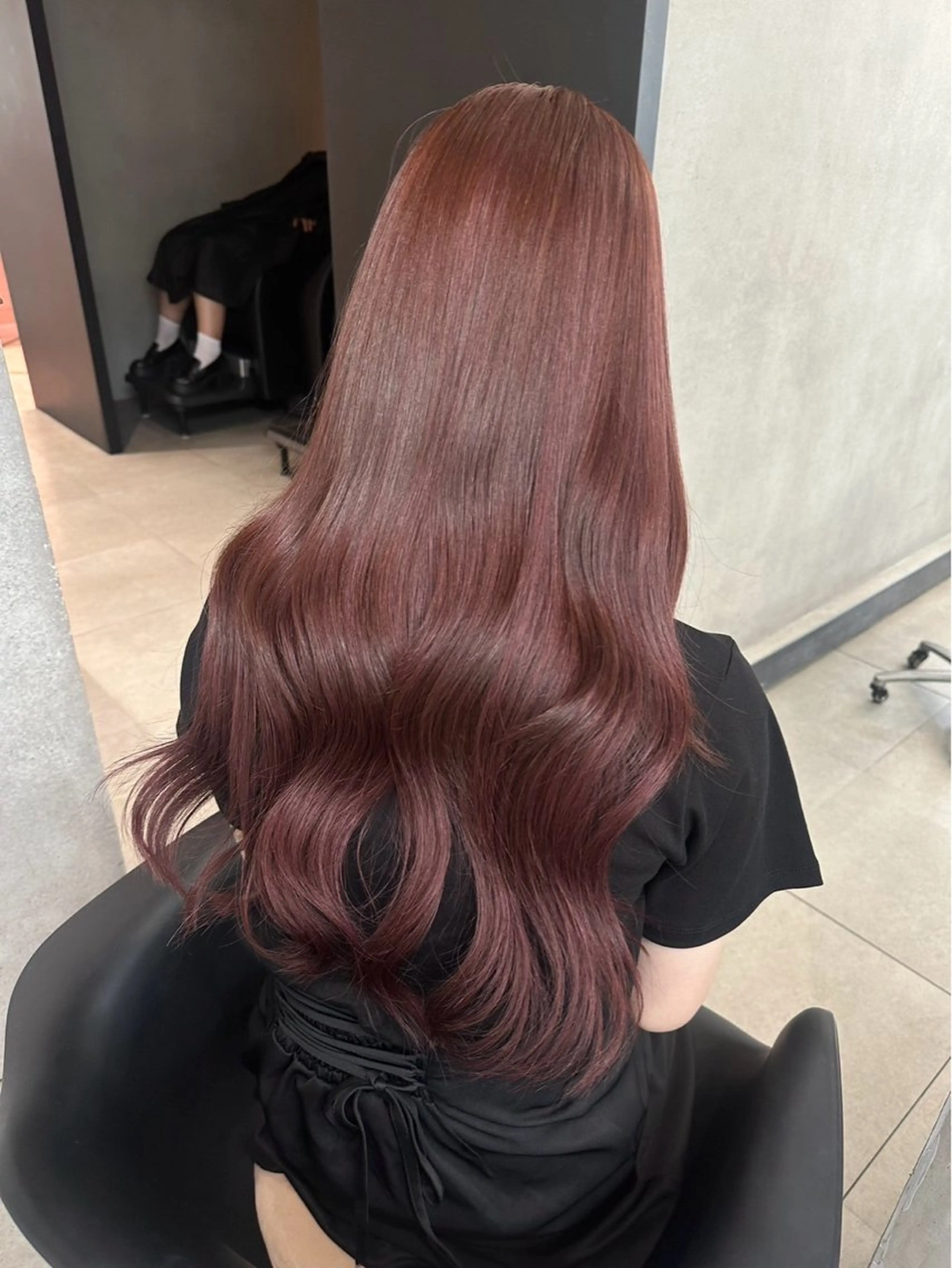 ロング カラー ブリーチ ダブルカラー ブリーチなしカラー ヘアカラー 大阪 梅田/ ハイトーン/エクステのヘアスタイル