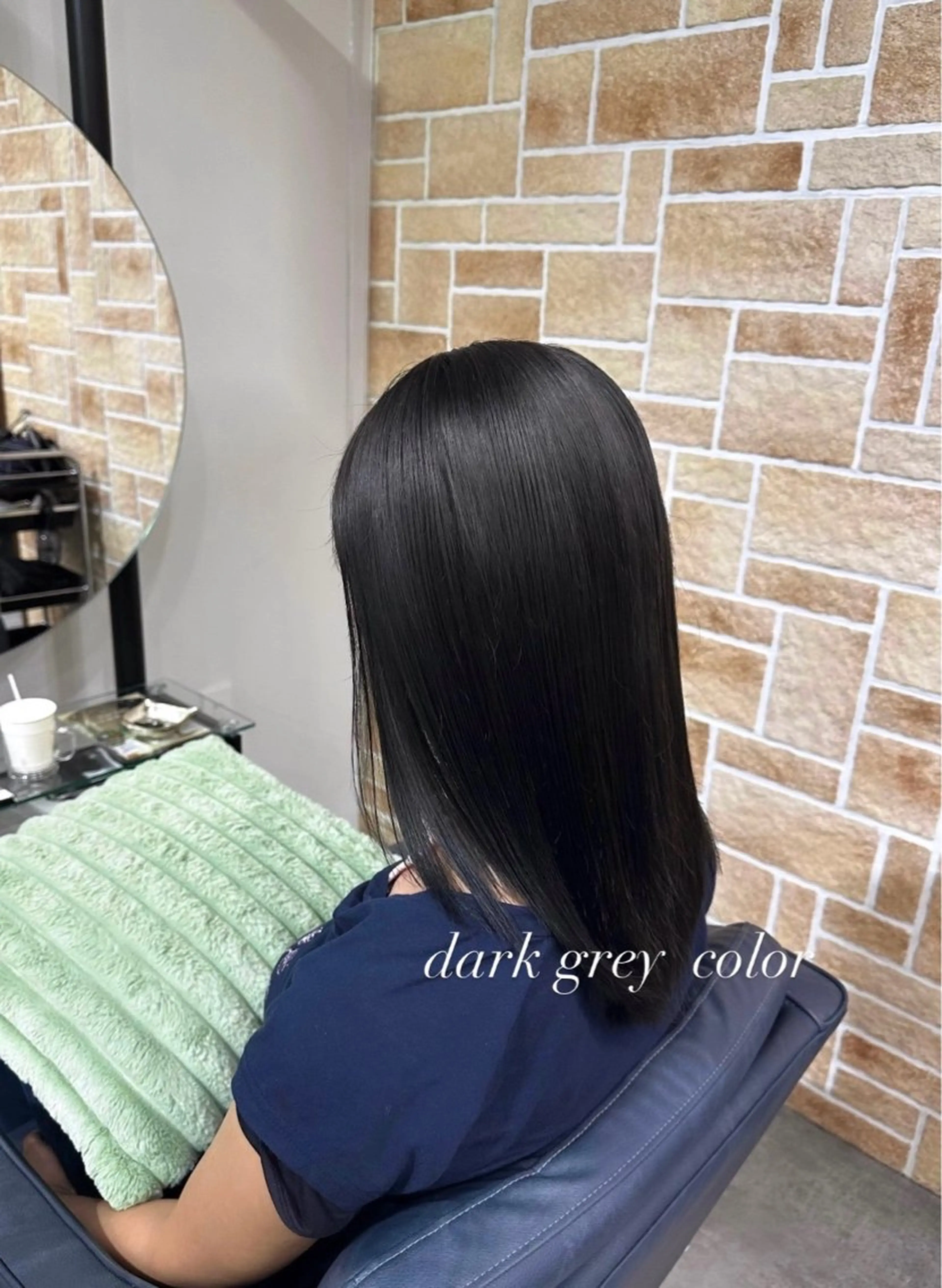 ミディアム カラー 透明感カラー ヘアカラー 栗谷 竜希のヘアスタイル