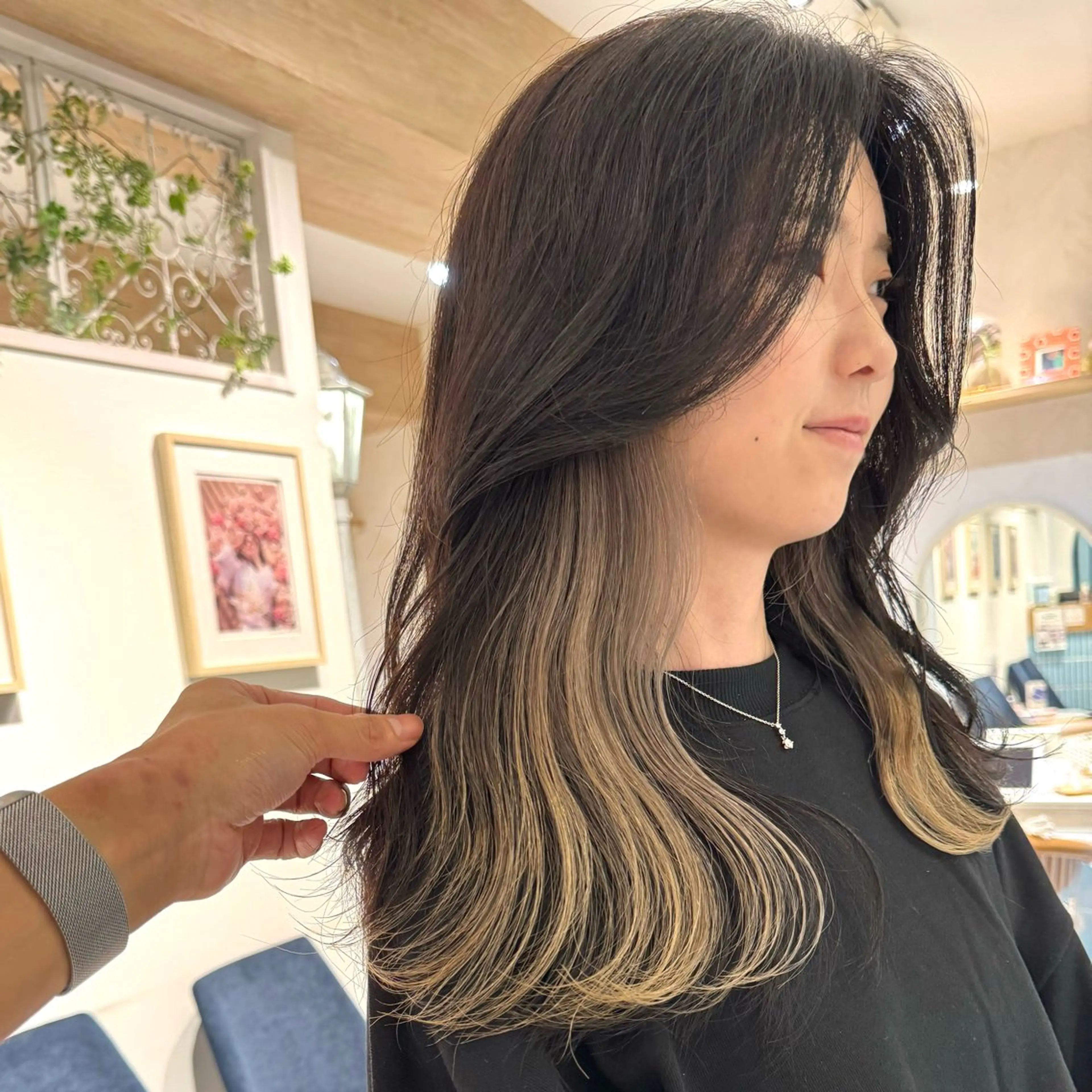 ロング ヘアカラー トリートメント Lond strada 心斎橋所属・🍀小川大輔🍀 ボブ/ブリーチ🥇のヘアスタイル