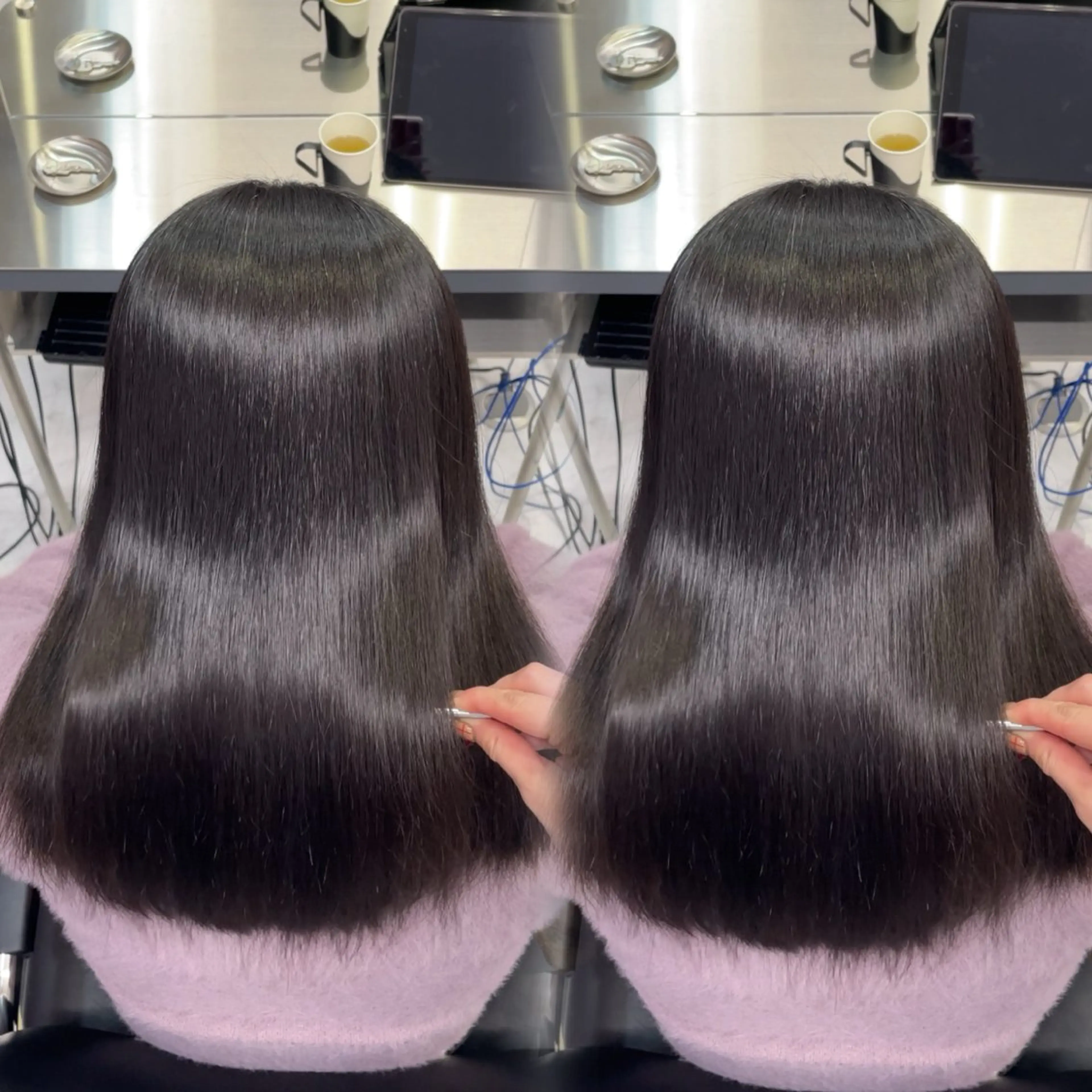 ロング 縮毛矯正 トリートメント RAF TOKYO 2nd 今泉店所属・RAF KAEDEのヘアスタイル