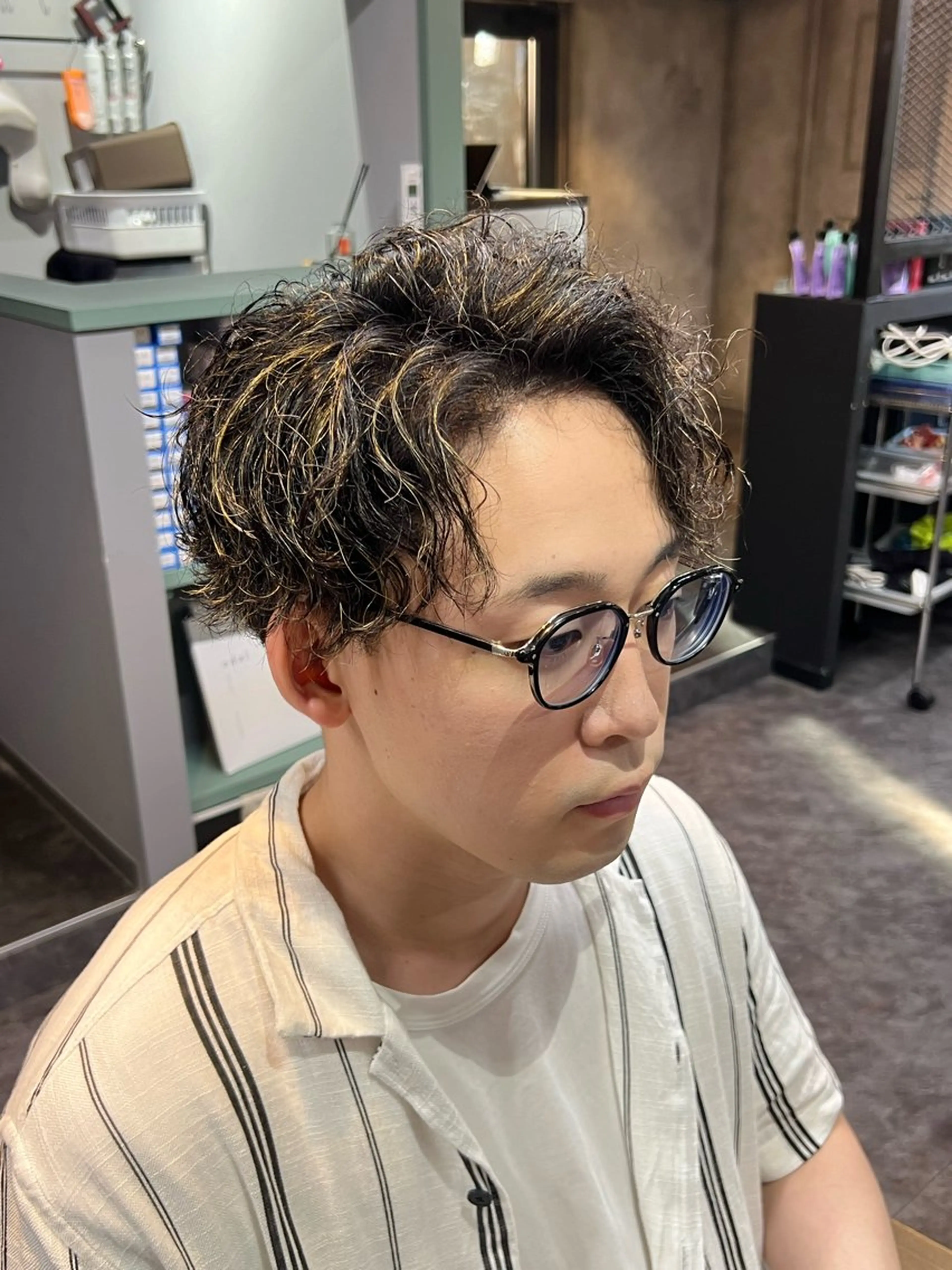 ショート ヘアカラー DIECE渋谷2n'd flor所属・DIECE渋谷 渡邉 凜【メンズ特化】のヘアスタイル