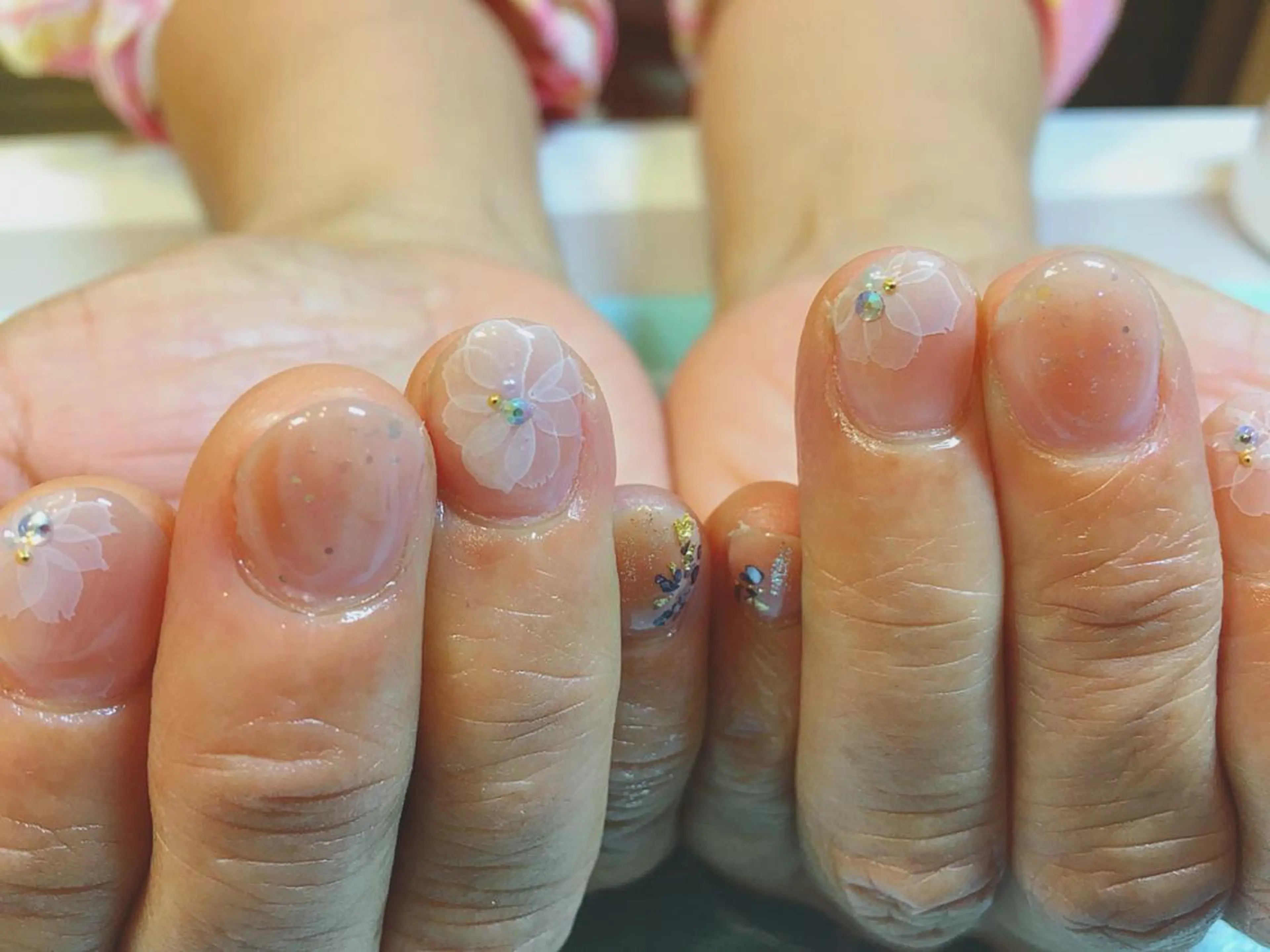 ネイル アートネイル フラワーネイル ハンドネイル MISAKO nailのネイルデザイン