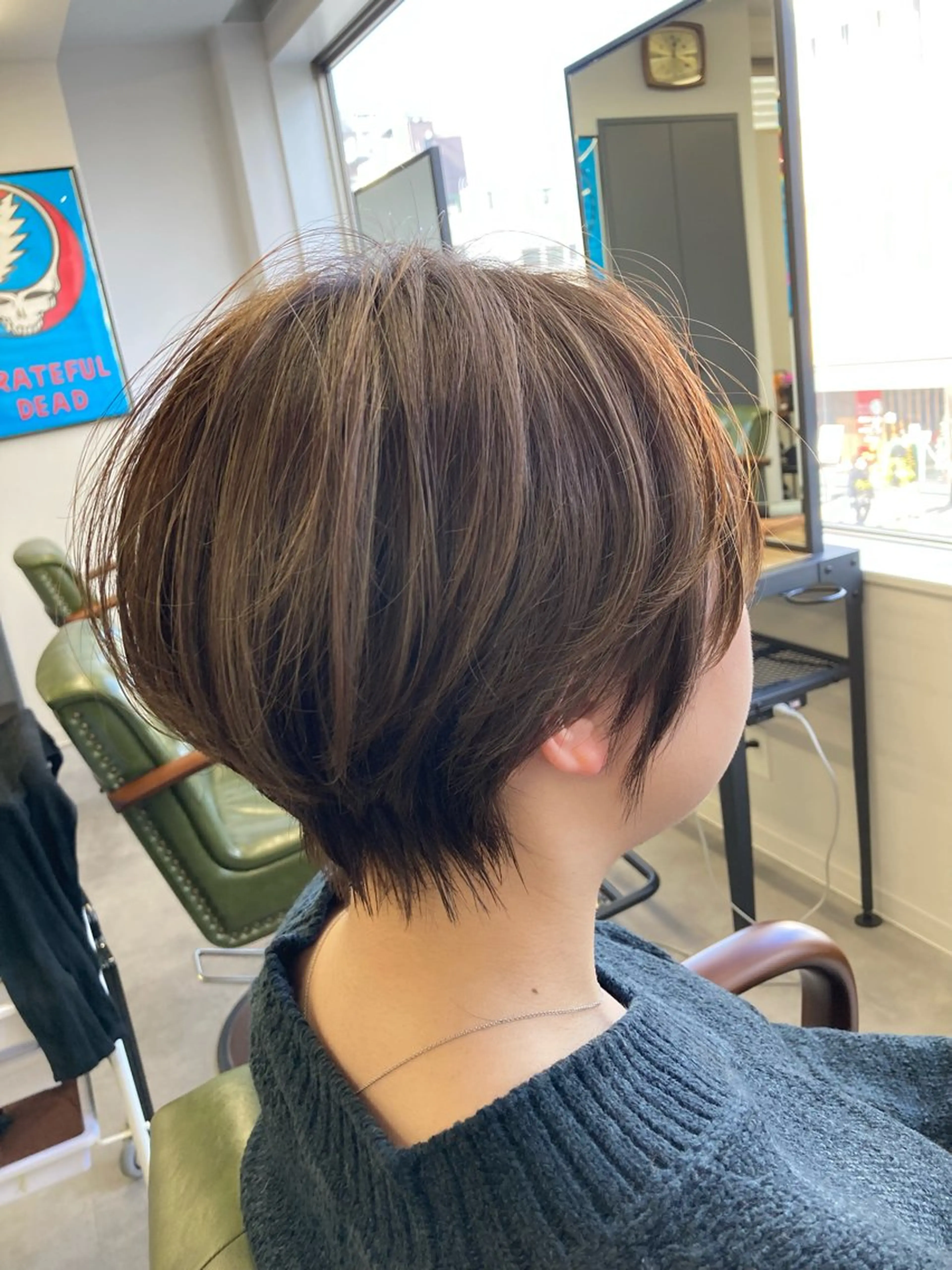 ショート カラー ショートヘア カット ヘアカラー トリートメント SHAFT Ieiriのヘアスタイル