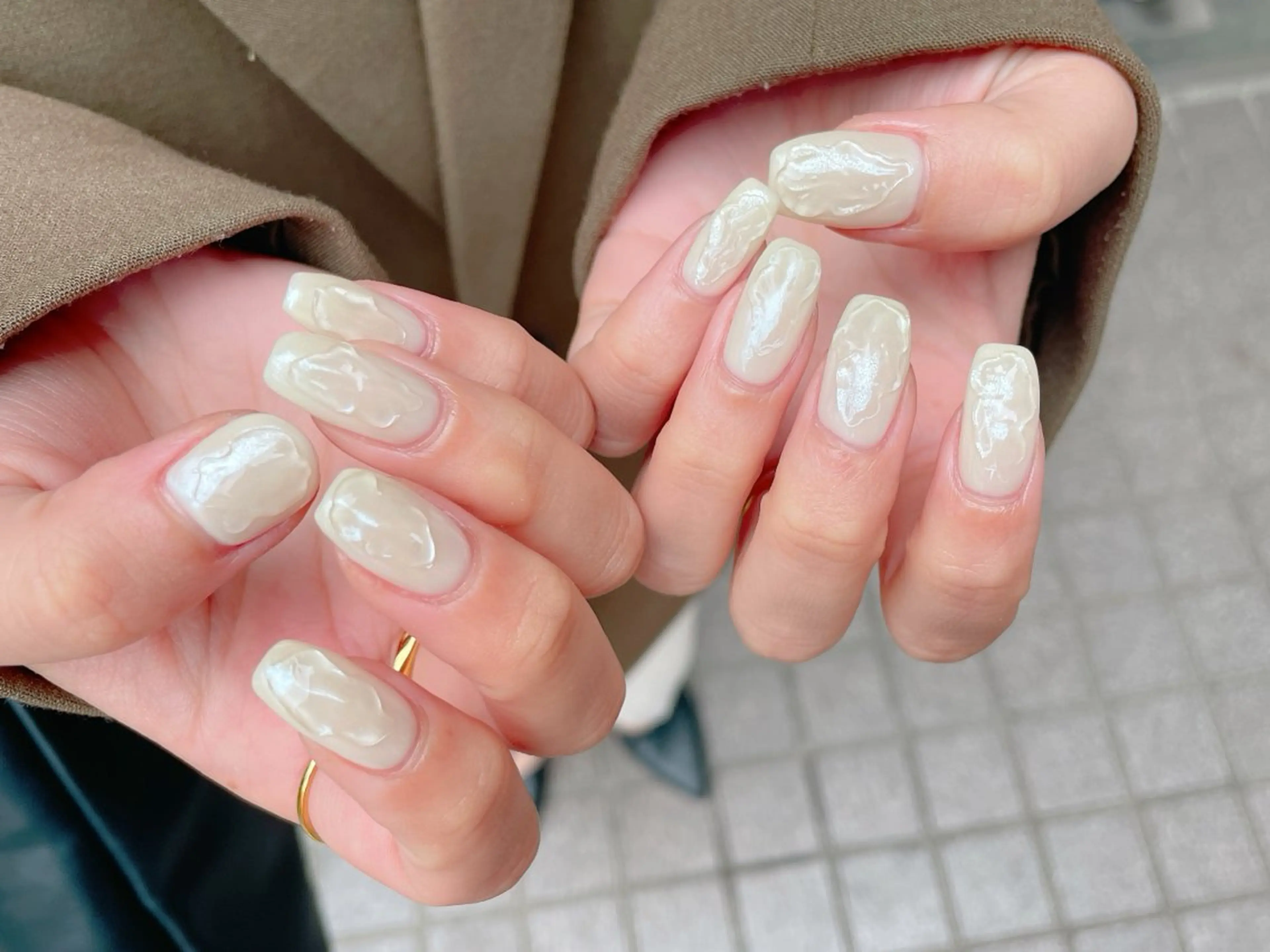 ネイル ジェルネイル ニュアンスネイル パラジェル 春ネイル nailroom  OHANA所属・nailroom OHANA🌴のネイルデザイン