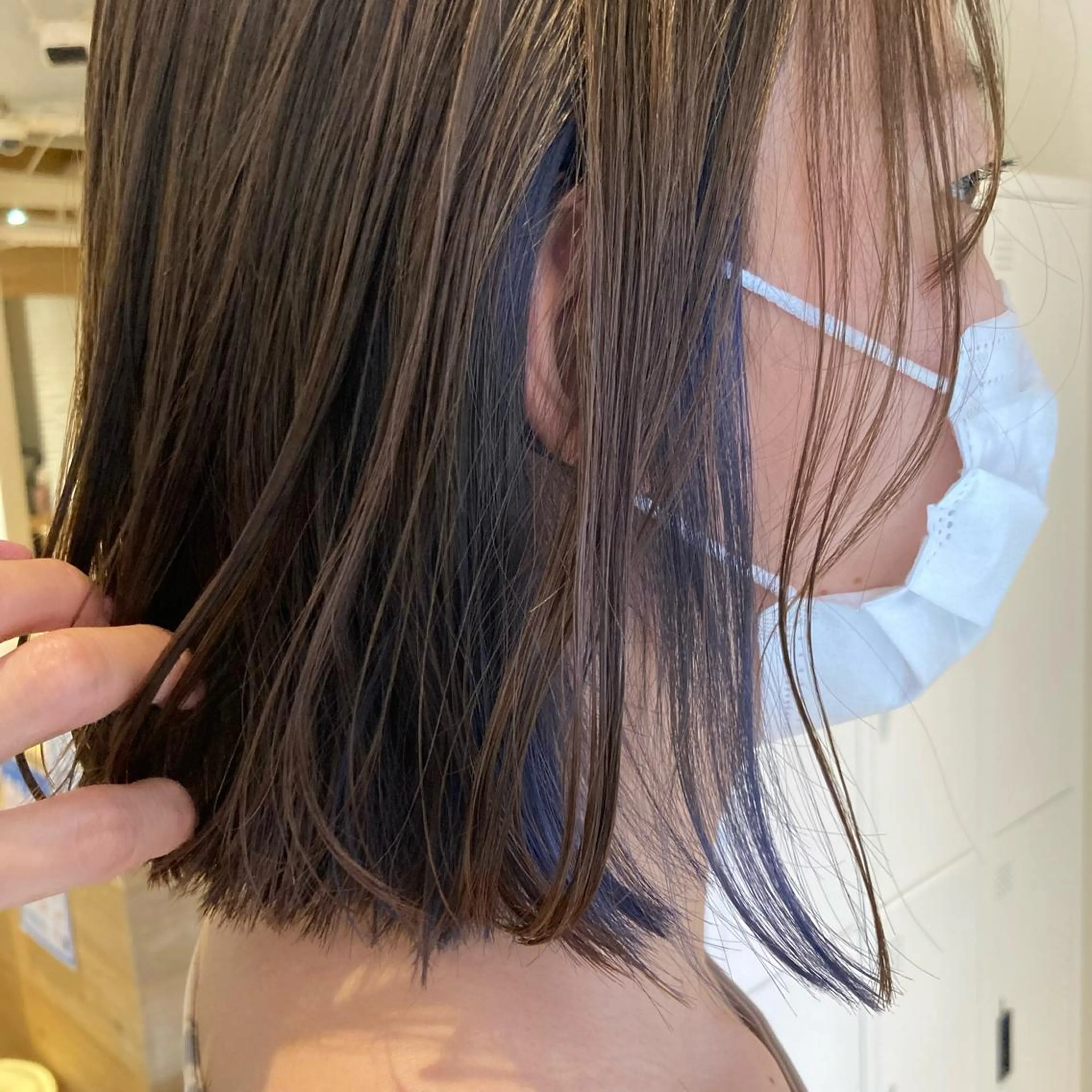 ミディアム アッシュ NEWI 京橋 京橋【tomomi】のヘアスタイル