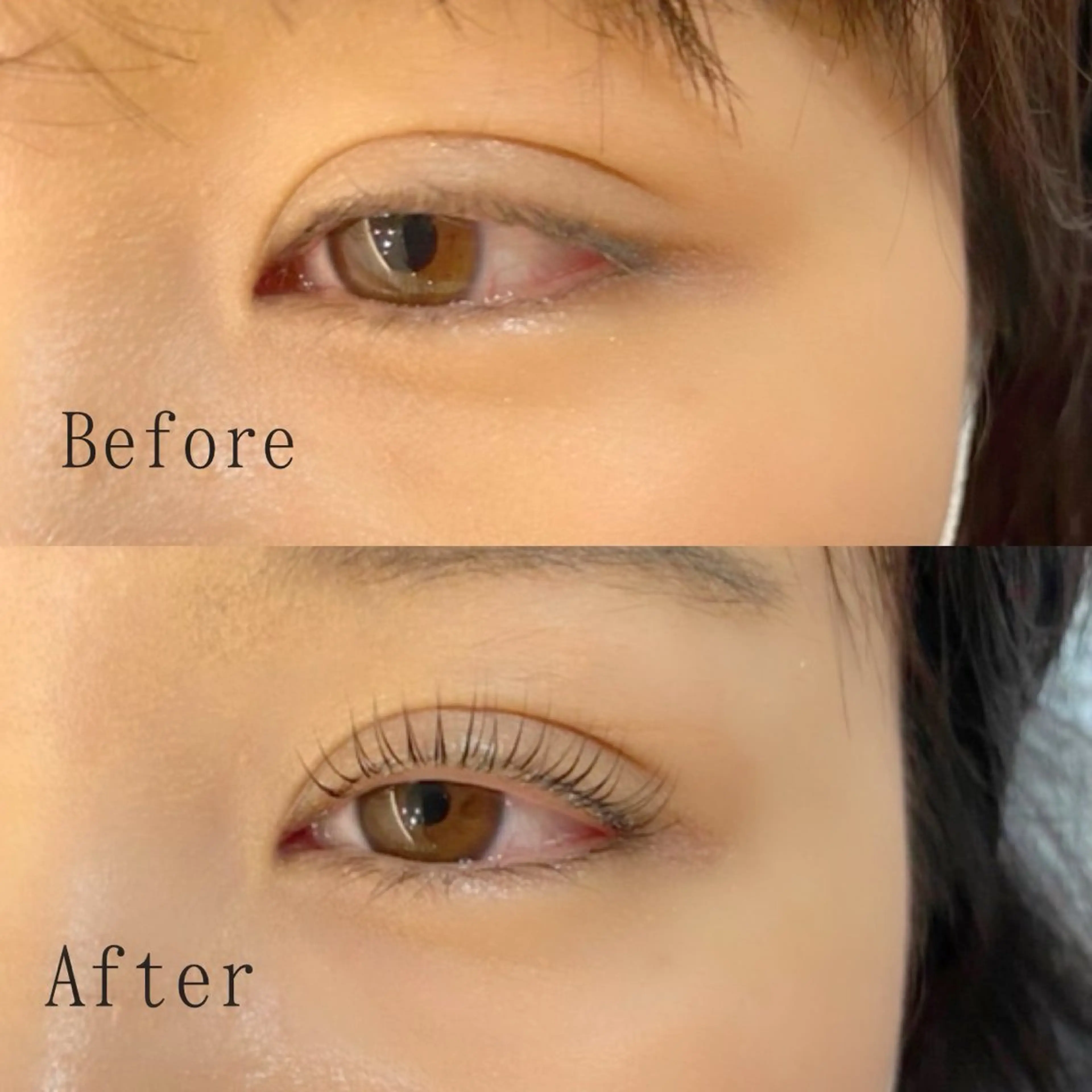 まつ毛パーマ➕アイブロウの写真