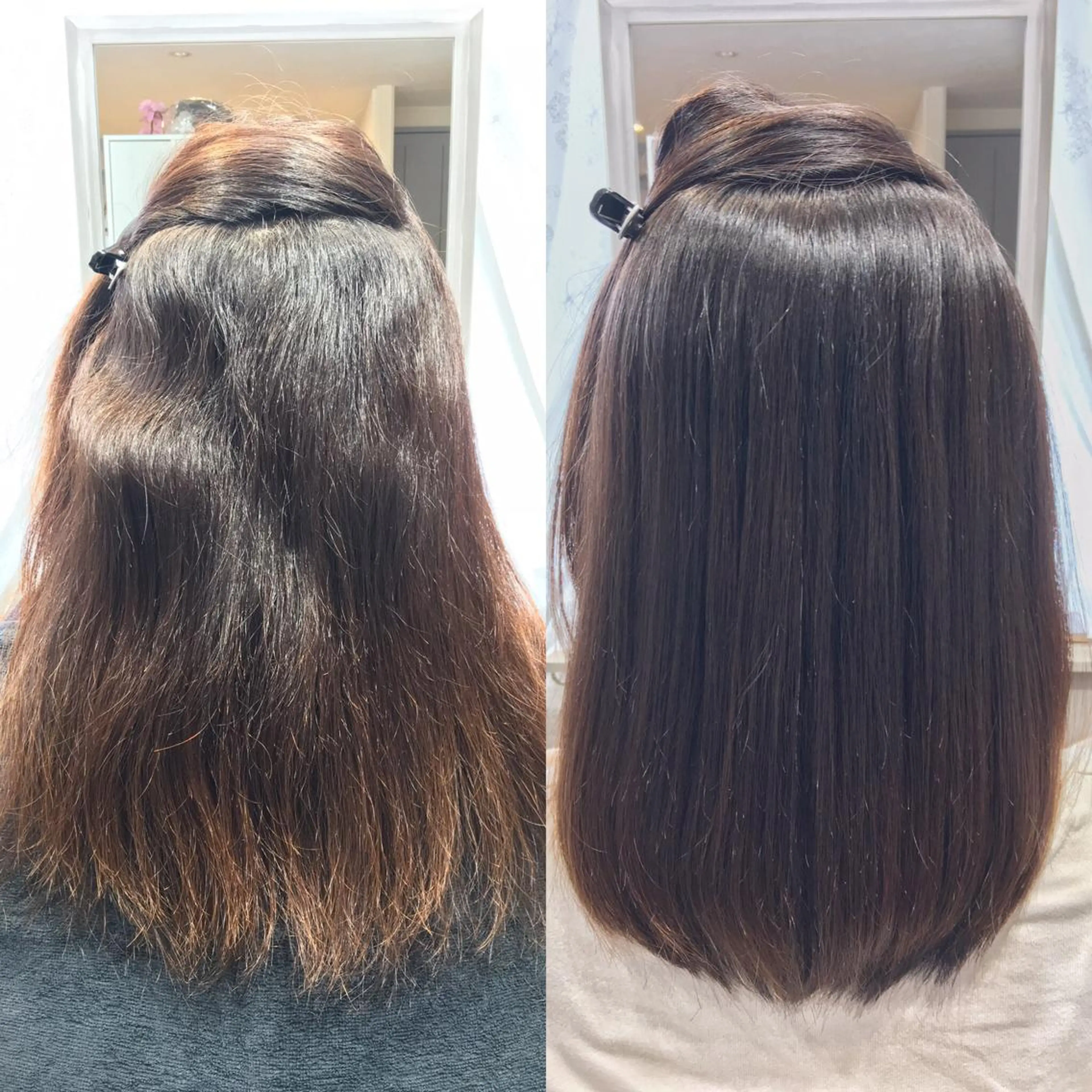 セミロング 縮毛矯正 BLESS HAIR DESIGN所属・田口 信雄のヘアスタイル