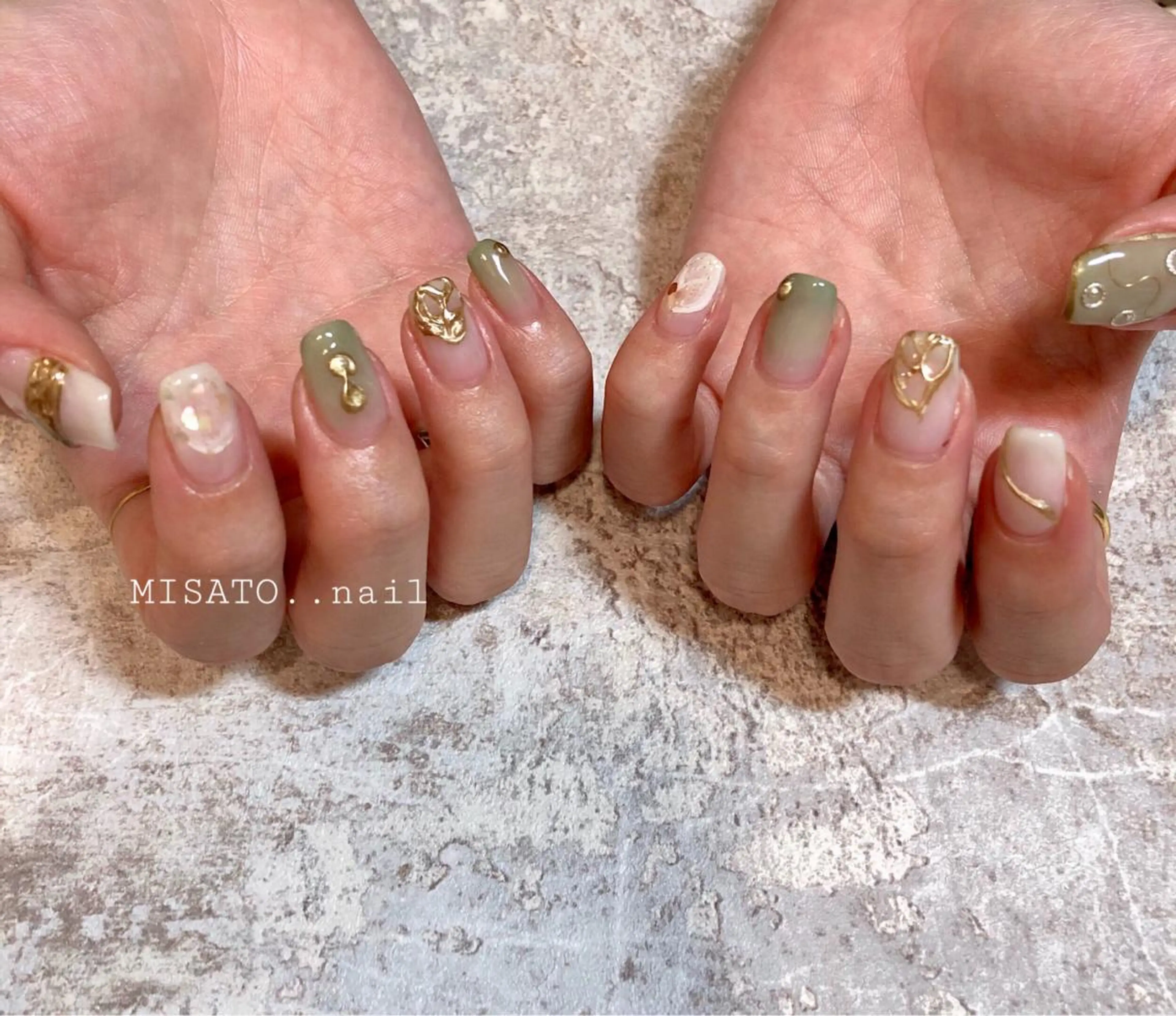 ネイル ハンドネイル ハンドケア coup-de-vent（クードヴァン）所属・MISATO nailのネイルデザイン