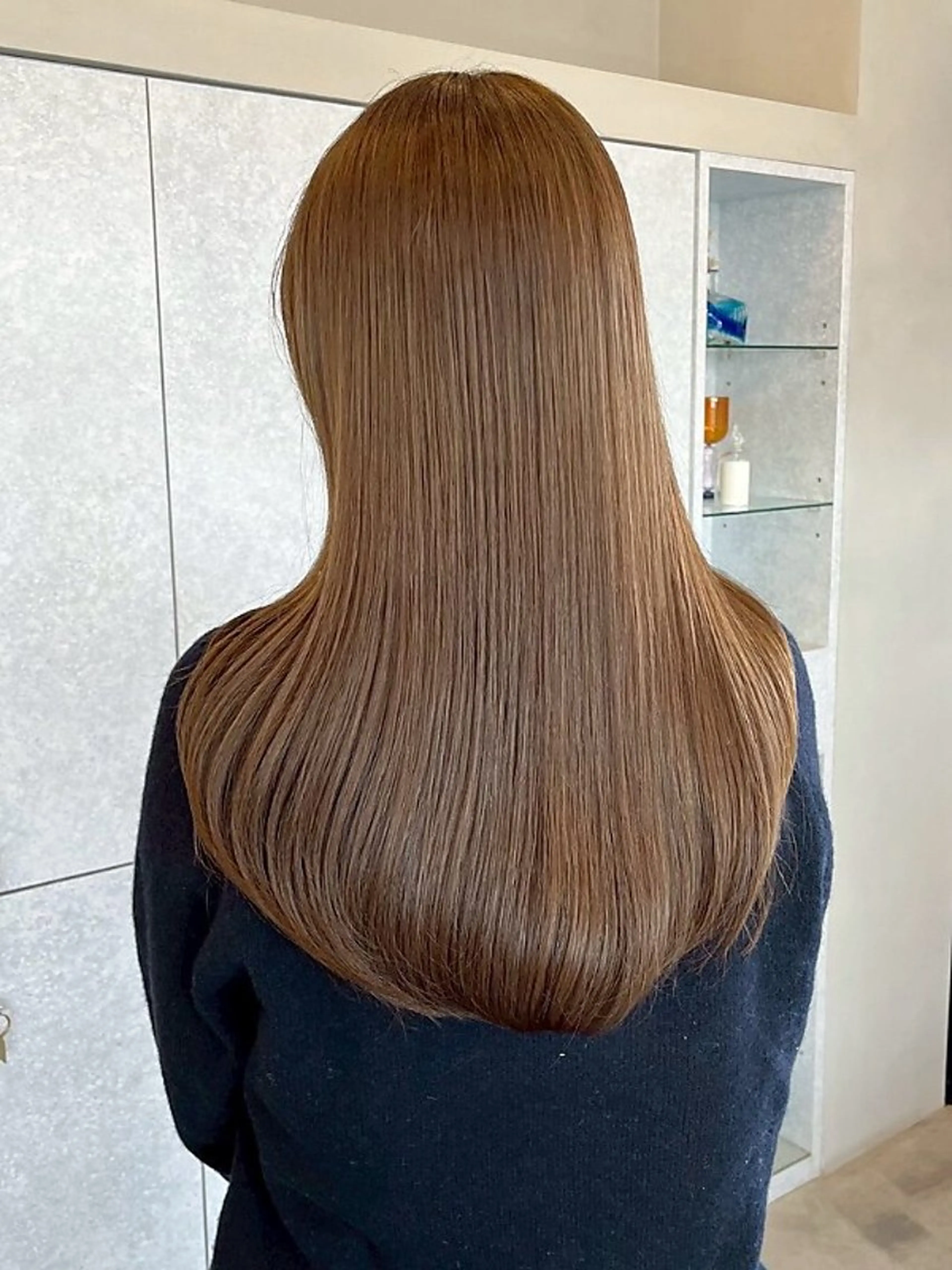 ロング ヘアカラー トリートメント 🫧🍀透明感カラー /艶髪/hanaeのヘアスタイル