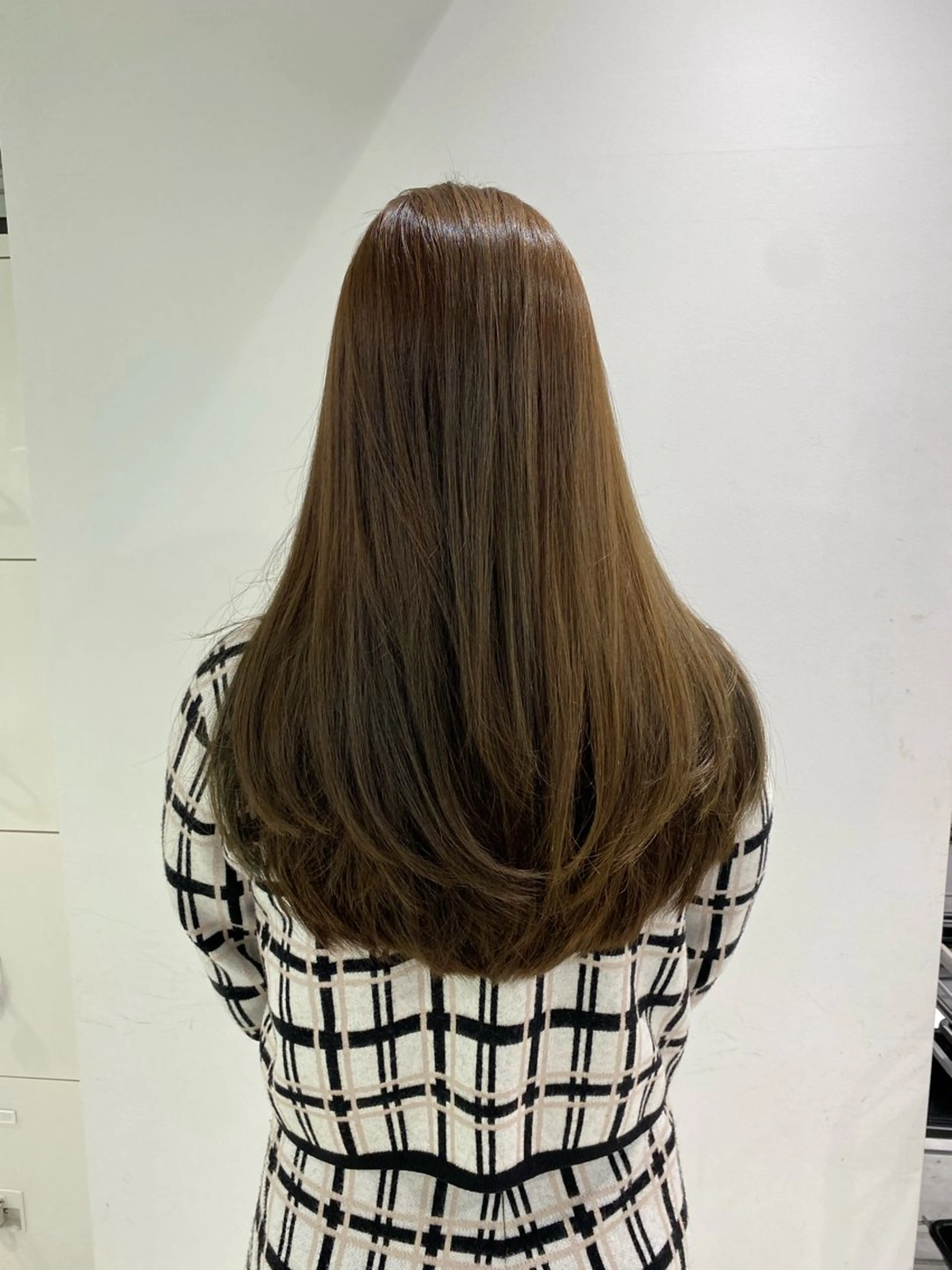 ロング カット ヘアカラー ヘアセット 肌なじみベージュ 🦋azu🦋のヘアスタイル