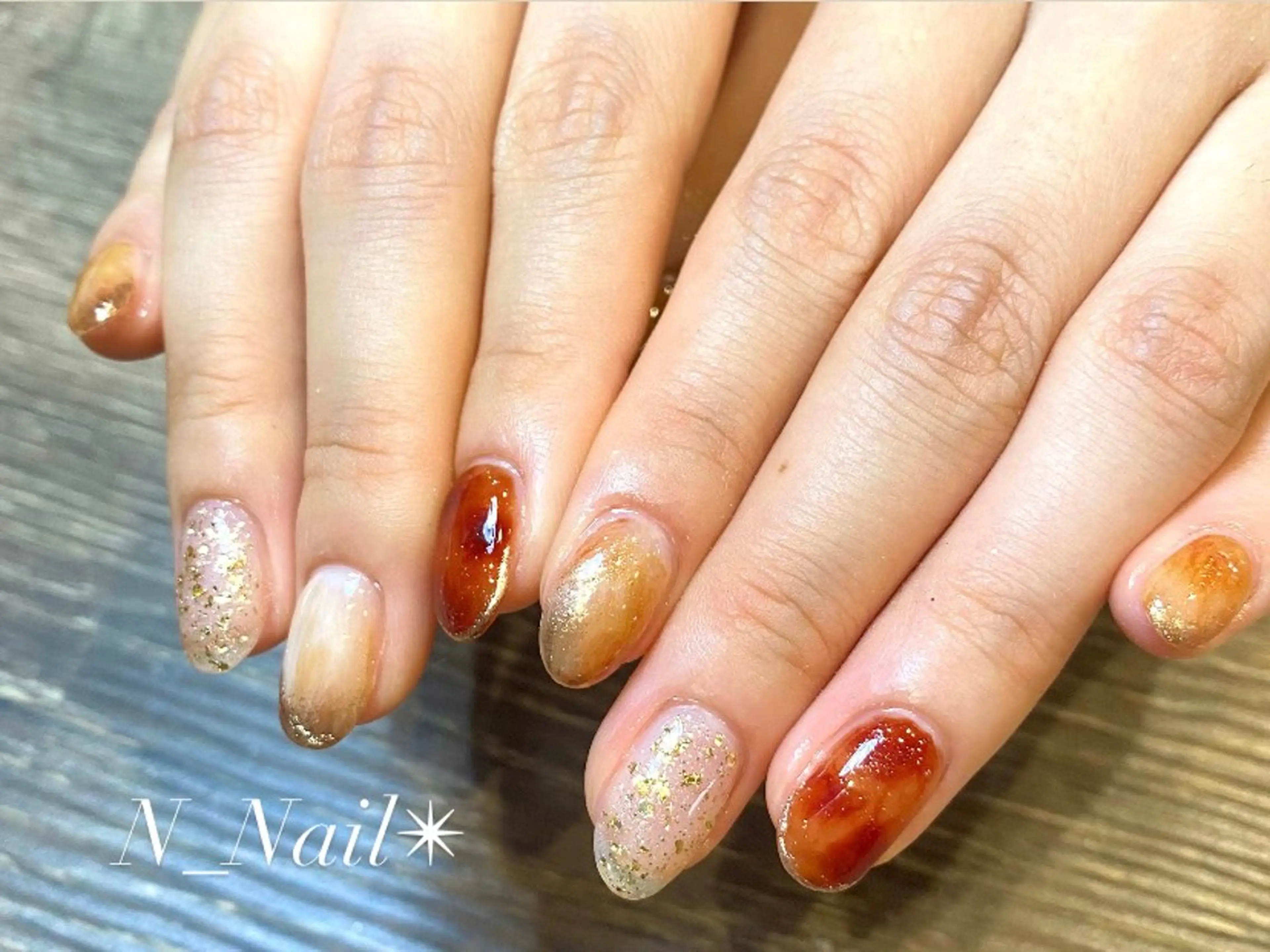 ミディアム ハンドネイル Mikami Nanaのネイルデザイン