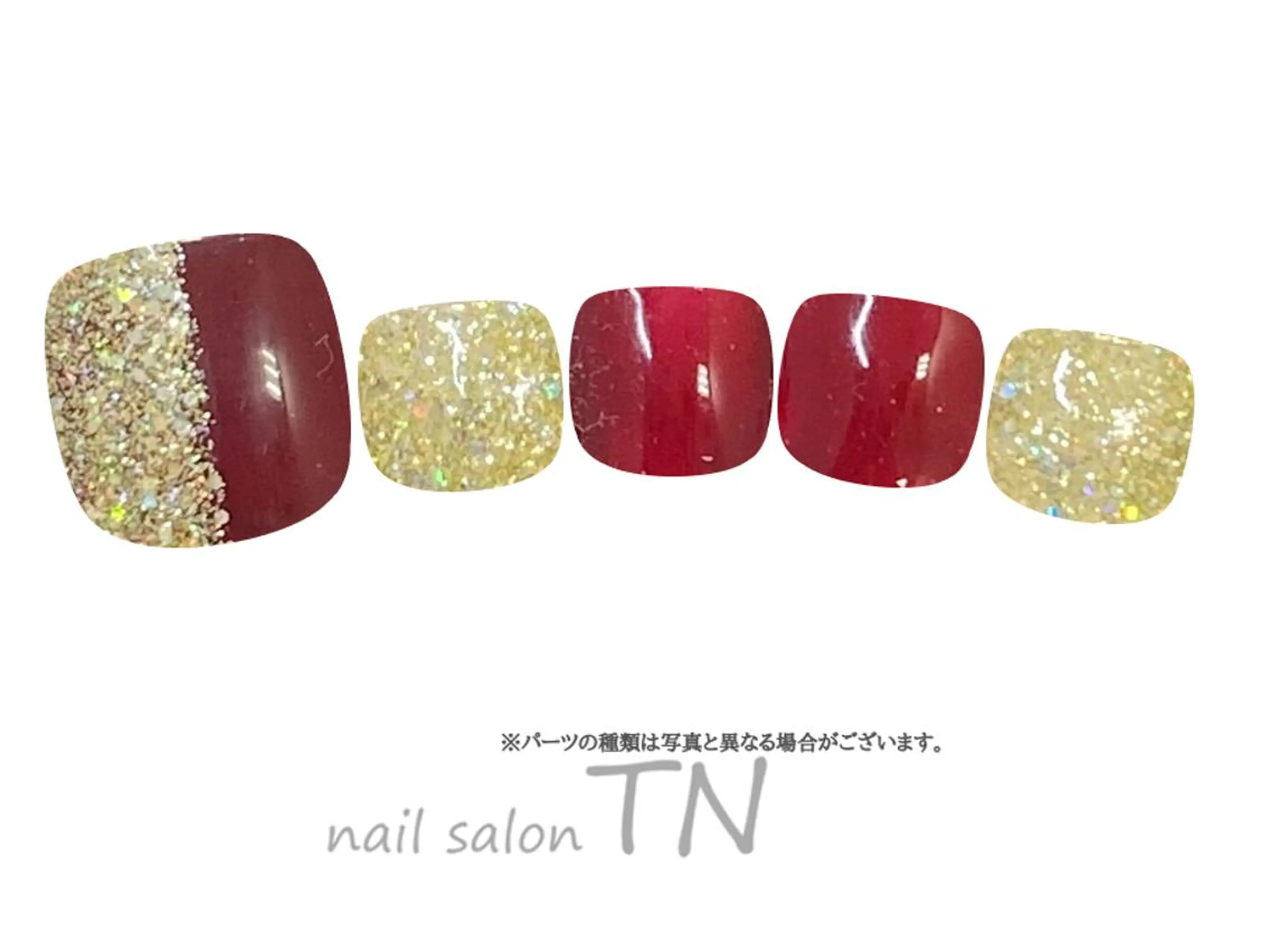 ネイル フットネイル 中島 実穂のネイルデザイン