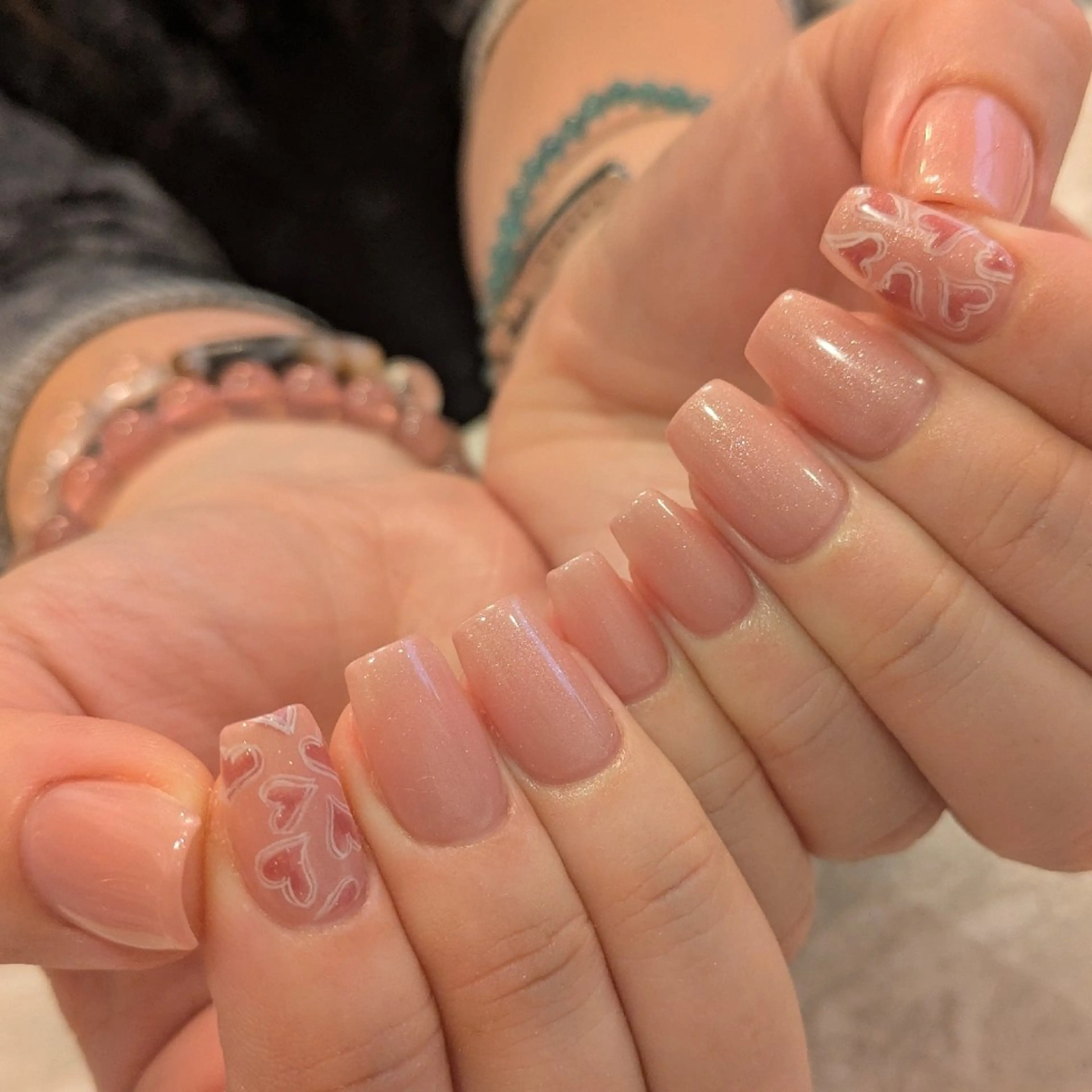 ネイル ハート ジェヌインネイル 河内のネイルデザイン