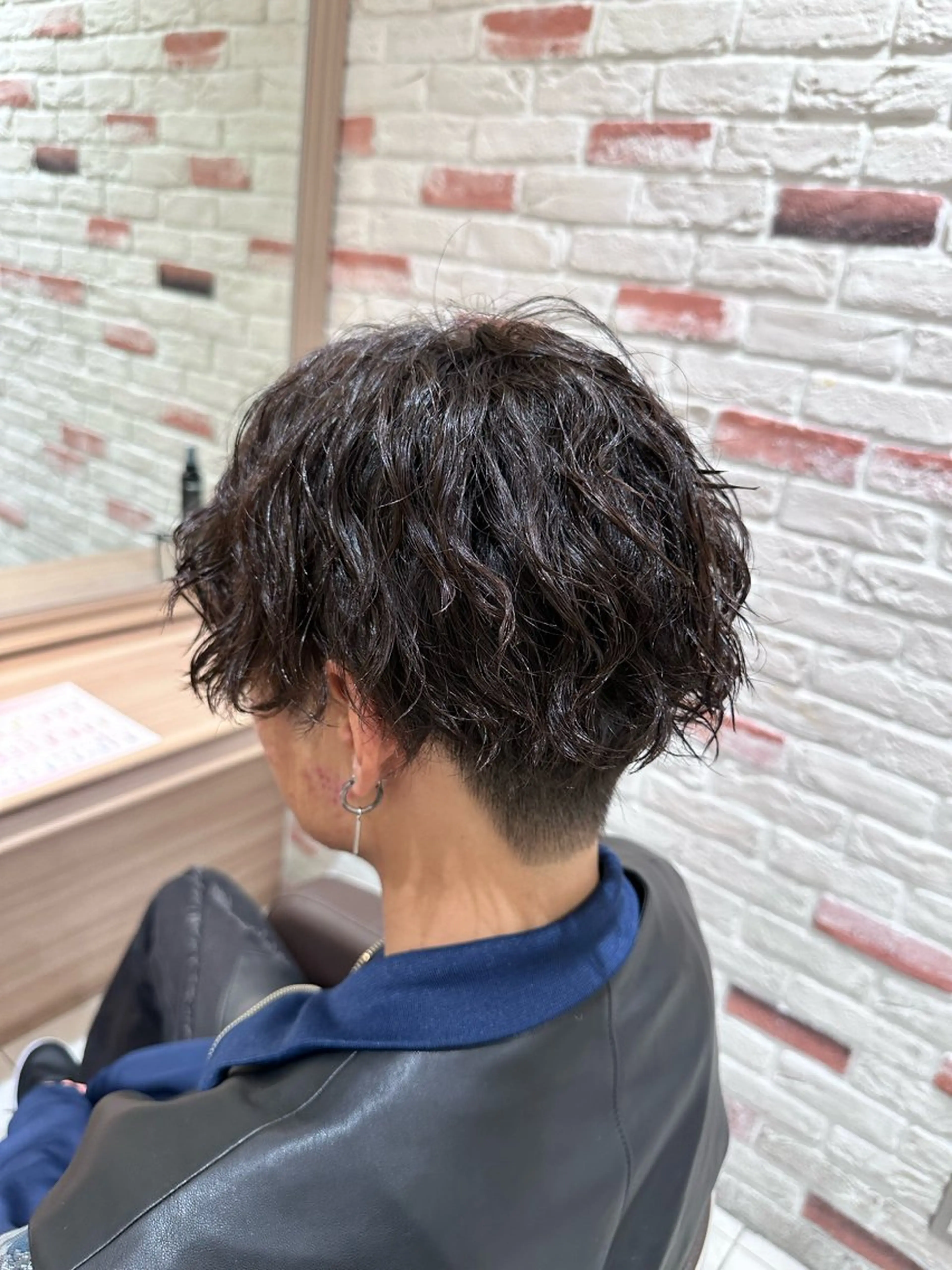 パーマ メンズ カット パーマ 🔸縮毛矯正/髪質 改善カラー石崎🔸のヘアスタイル