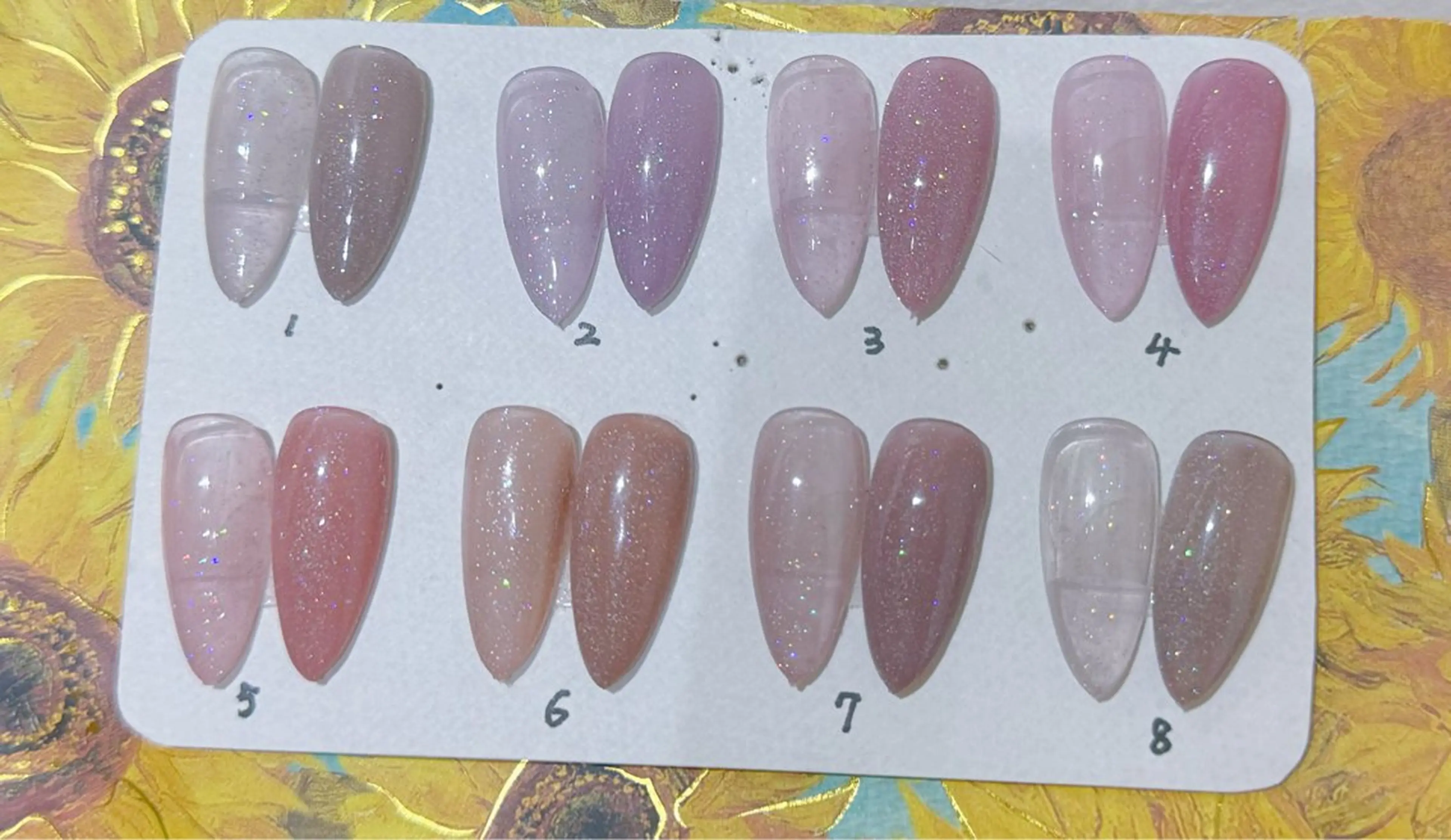 💙フット🌸ラメ入りワンカラー・8色限定の写真