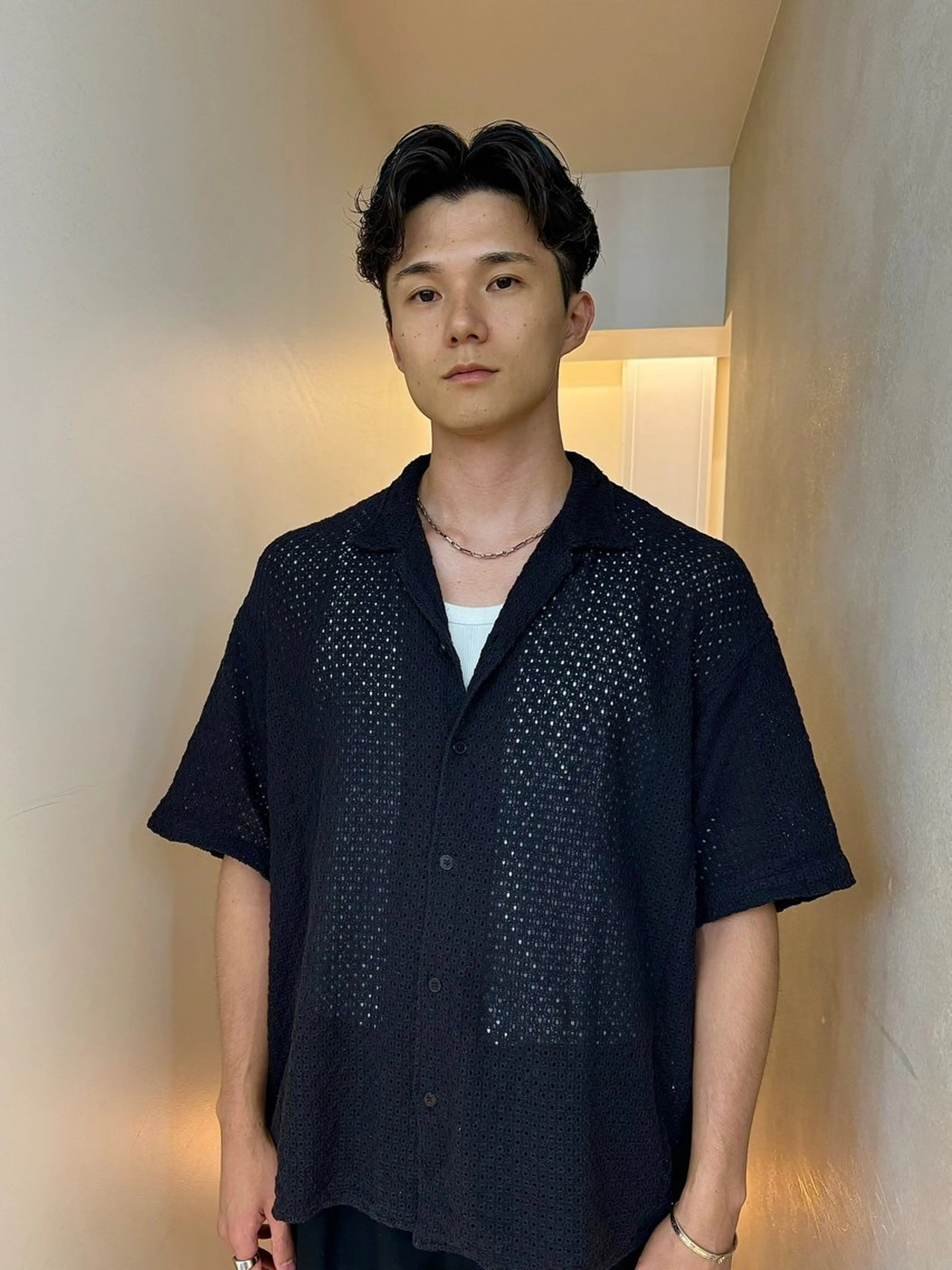 ショート パーマ メンズ カット パーマ 🇰🇷カルマパーマ kaito🇰🇷のヘアスタイル