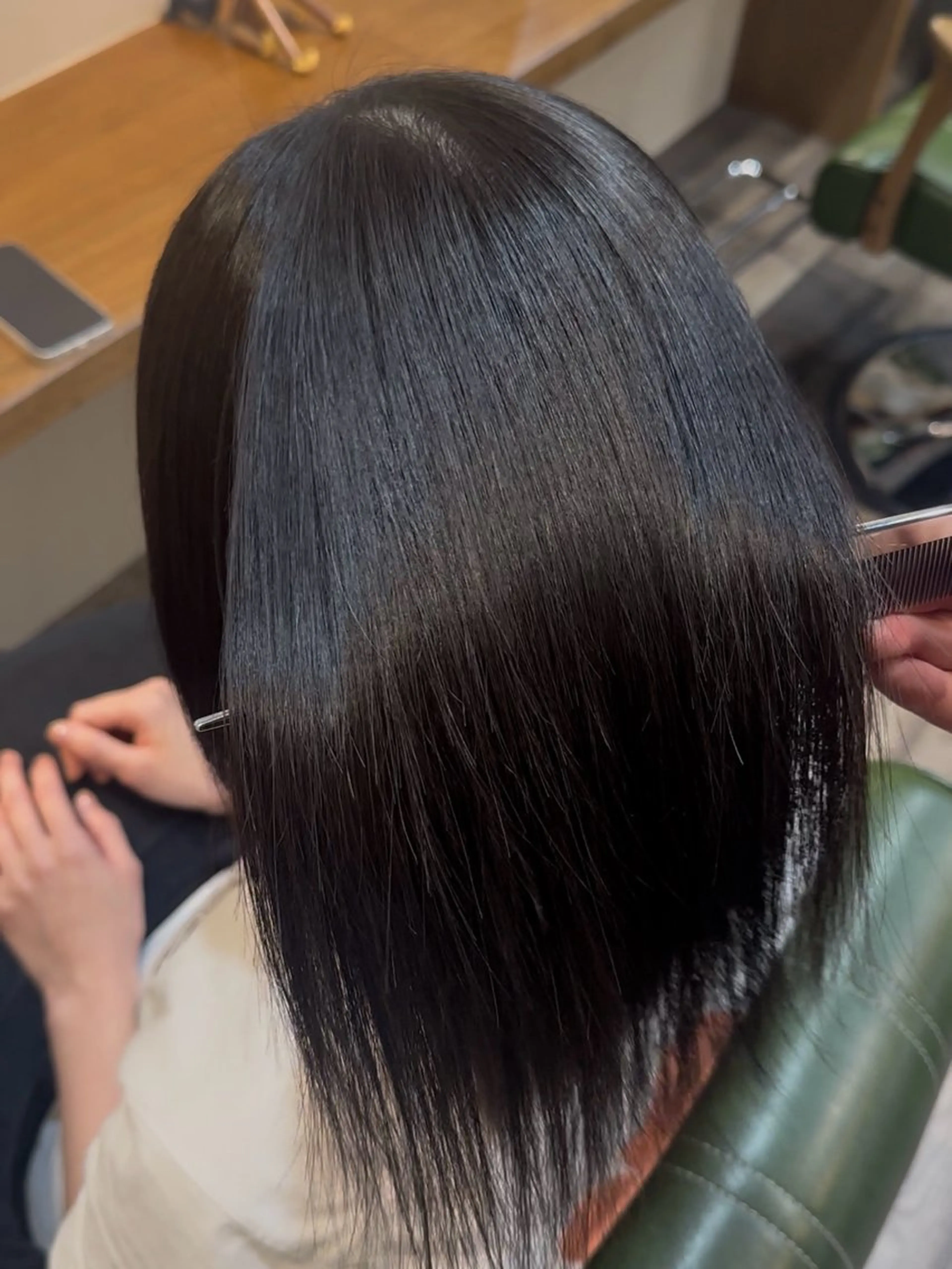 セミロング 縮毛矯正 トリートメント おおつか/メンズ特化 /縮毛矯正/髪質改善のヘアスタイル