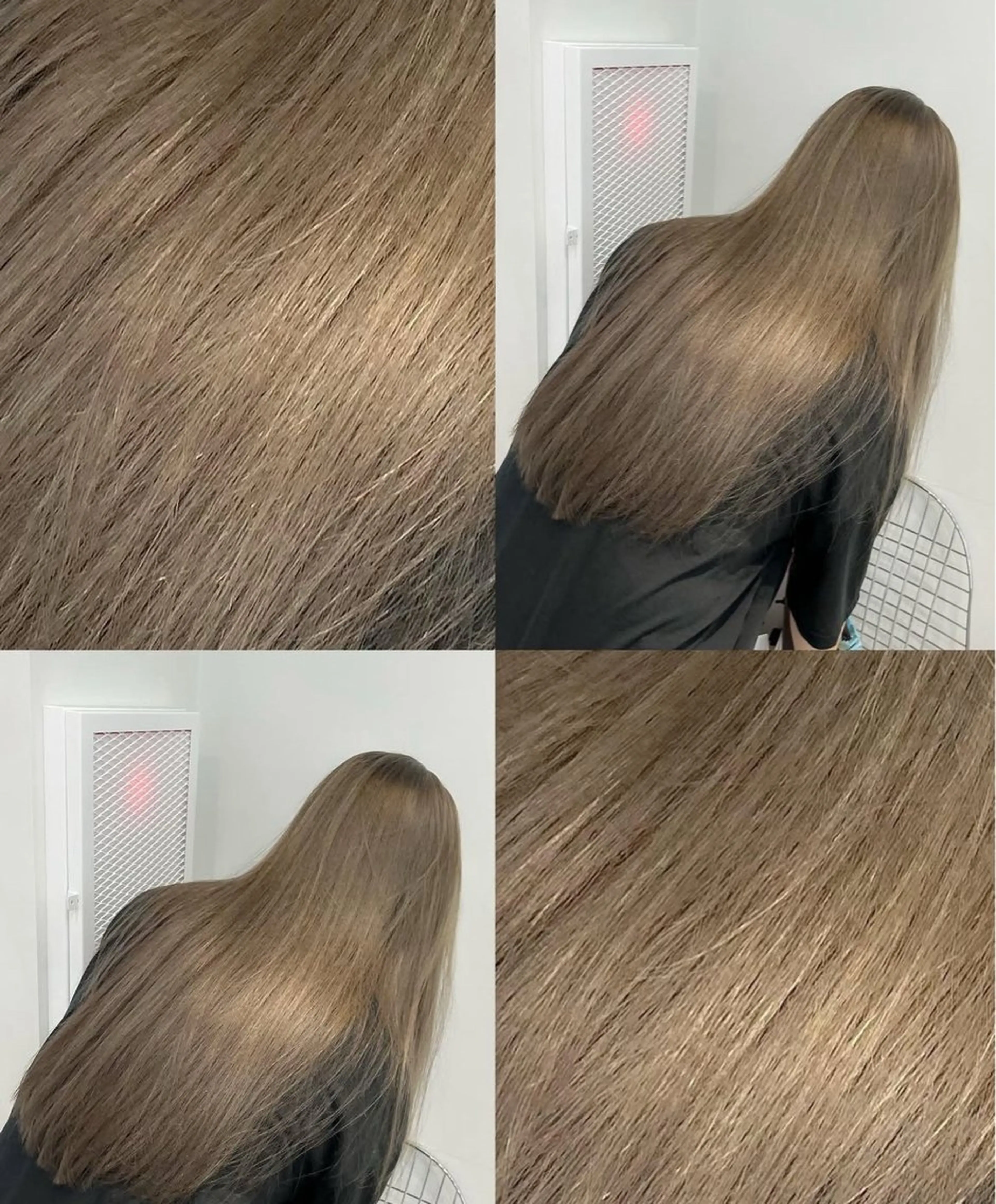 セミロング カラー ヘアカラー 🫧ハイトーンミルク ティー/RIKU🫧のヘアスタイル