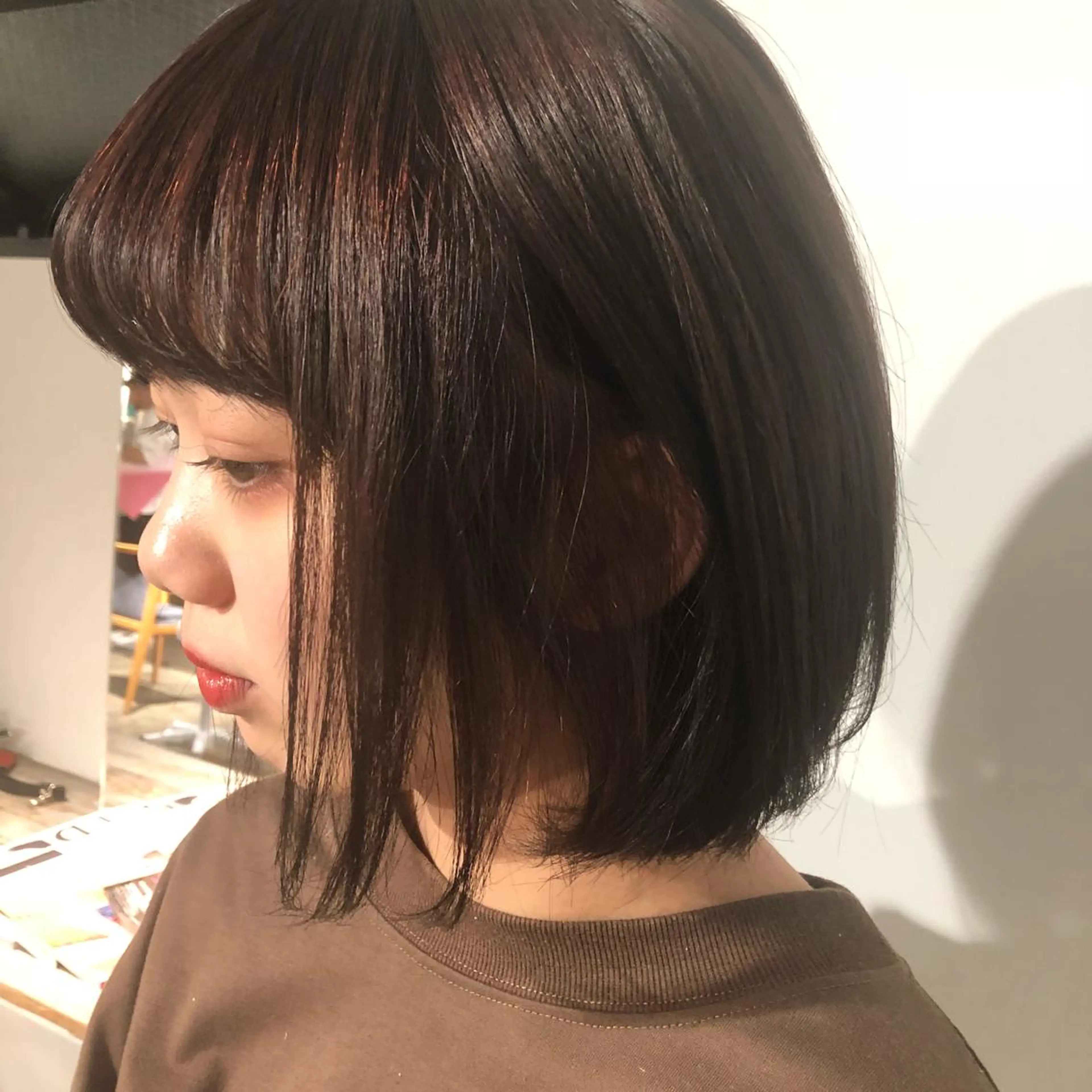ミディアム カラー 🌼透明感艶カラー オリーブ🌼河村咲のヘアスタイル