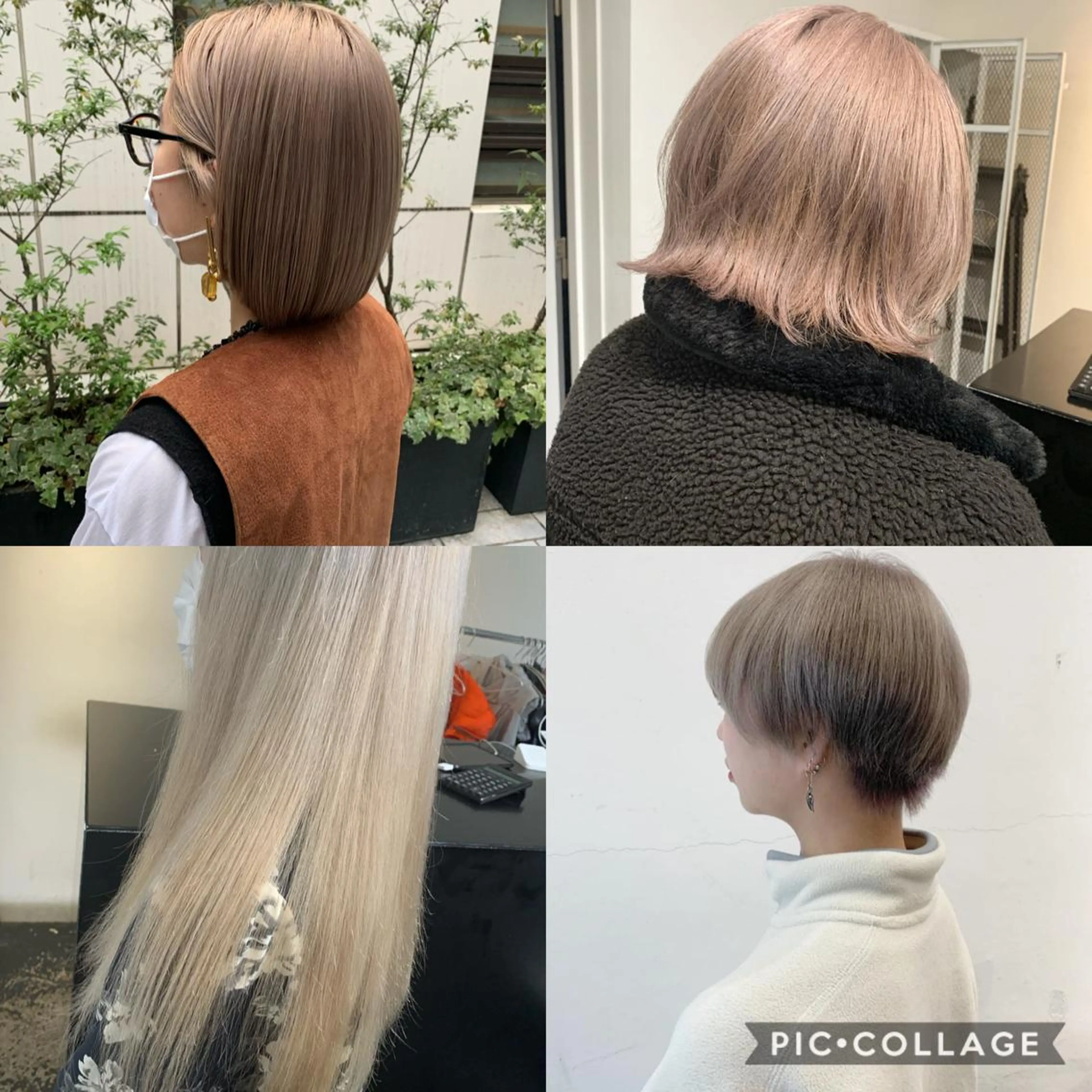 セミロング カラー ハイトーンカラー ヘアカラー トリートメント レイヤーカット/艶髪 ✨💭KIRARIのヘアスタイル