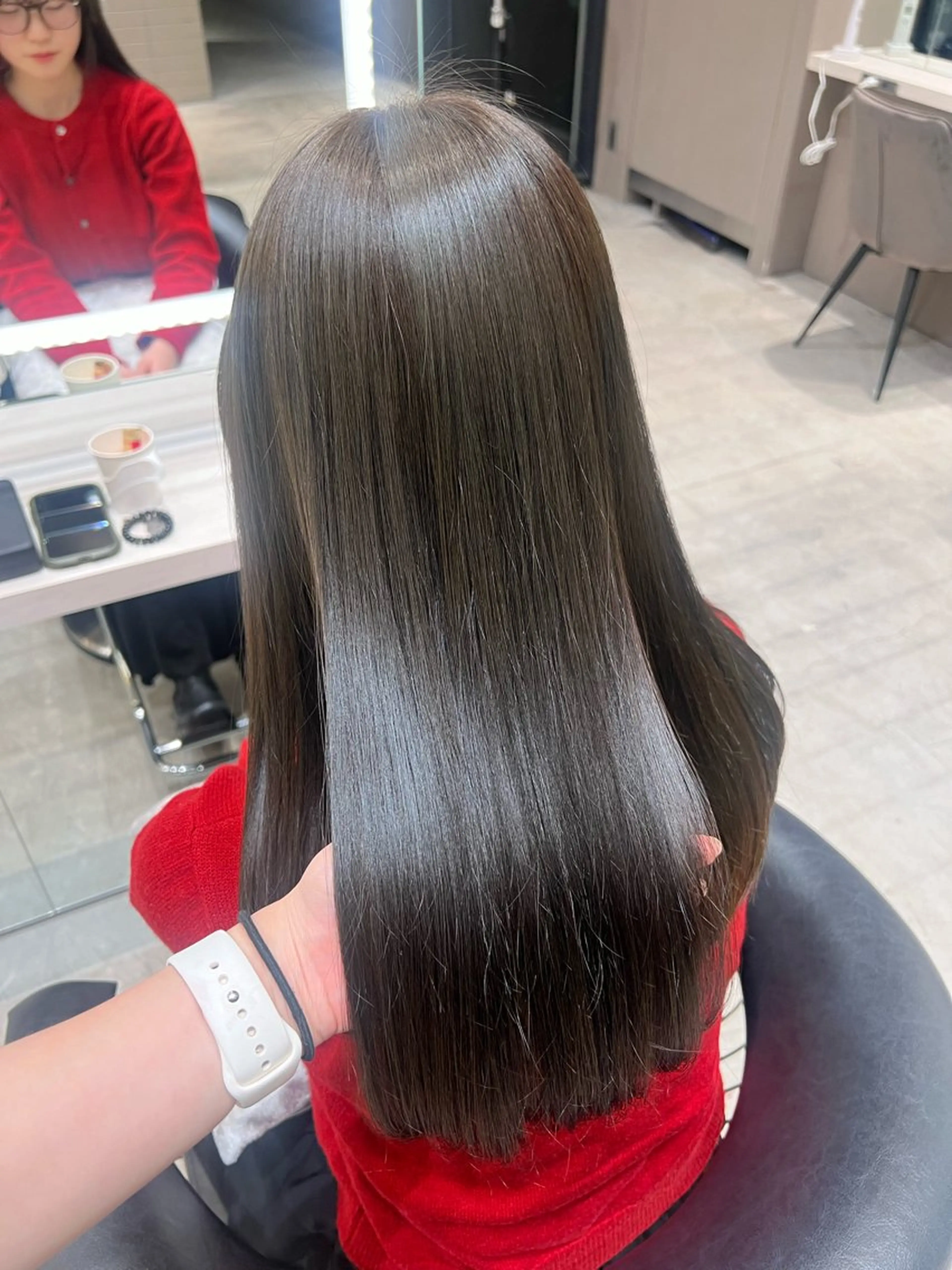 ロング 髪質改善 トリートメント 🌷透明感カラー🌷 内田零菜のヘアスタイル