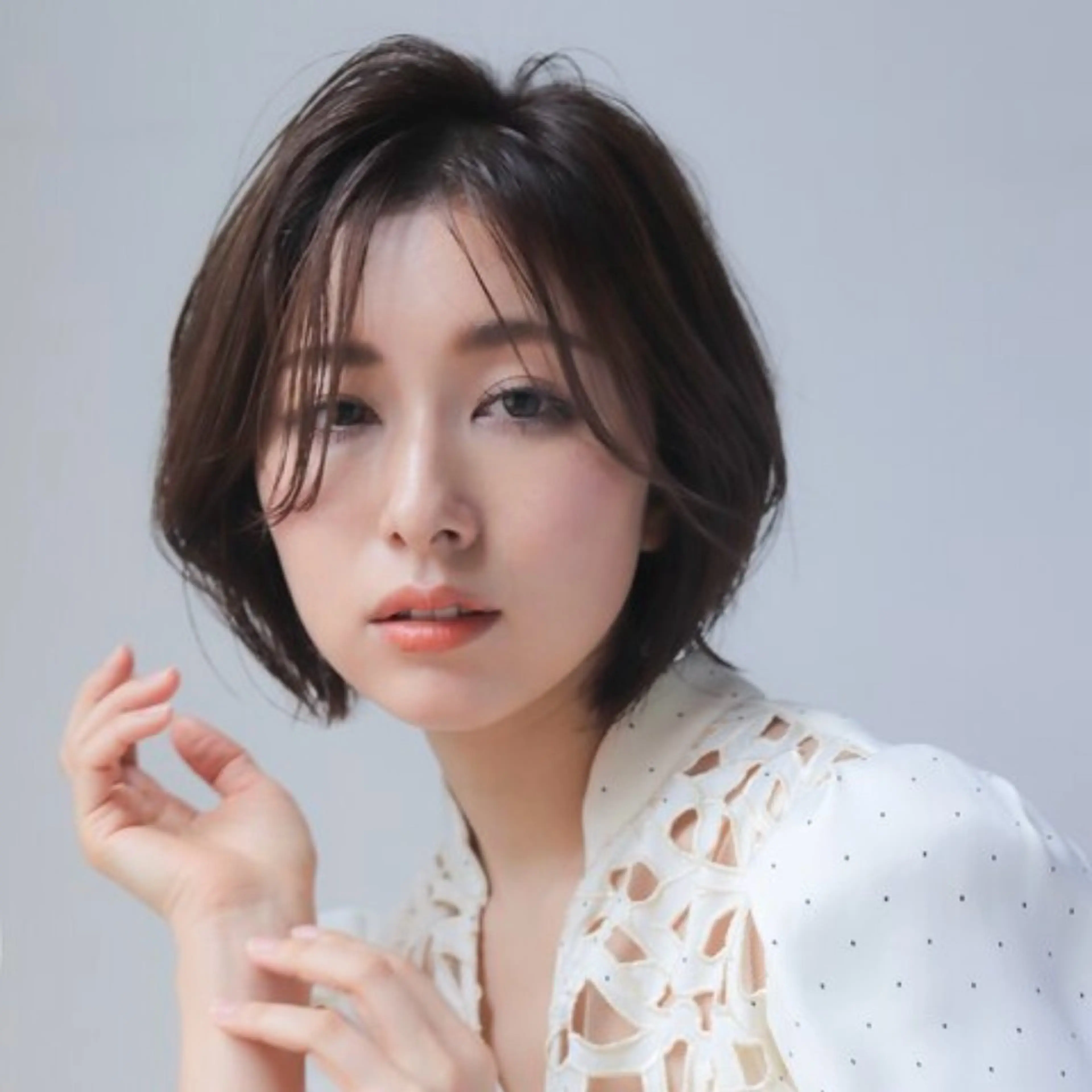 ショート カラー ハイトーン/ボブ/ ハイライト🤍涼介のヘアスタイル