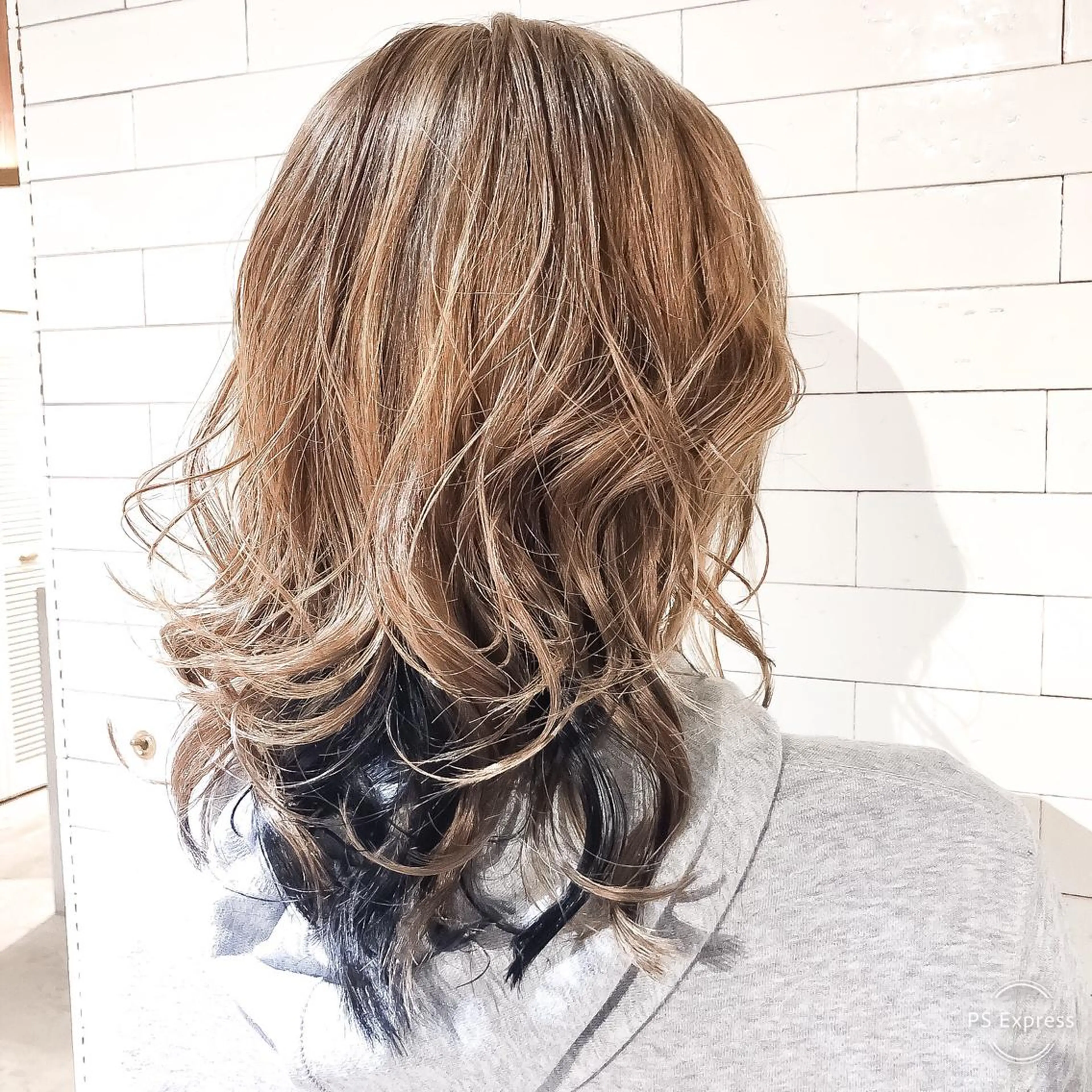 セミロング カラー ヘアアレンジ ヘアカラー *ヘッドスパ* 保田 遥*のヘアスタイル