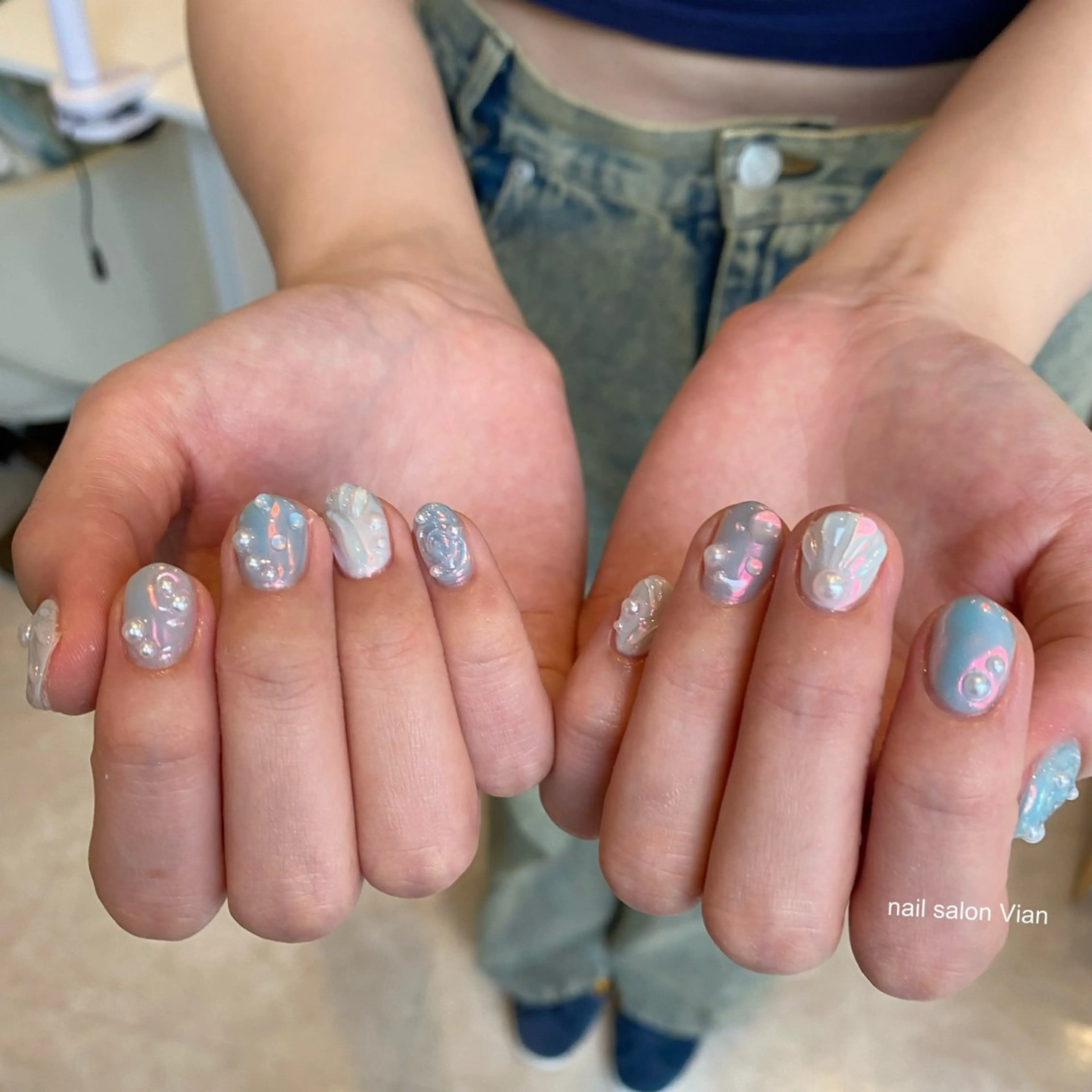 【練習コース】ハンドデザイン持ち込みアート150分（ぷっくりアートは全てこちら）➕オフ🪽🛋️オフ無料ジェルネイルの写真