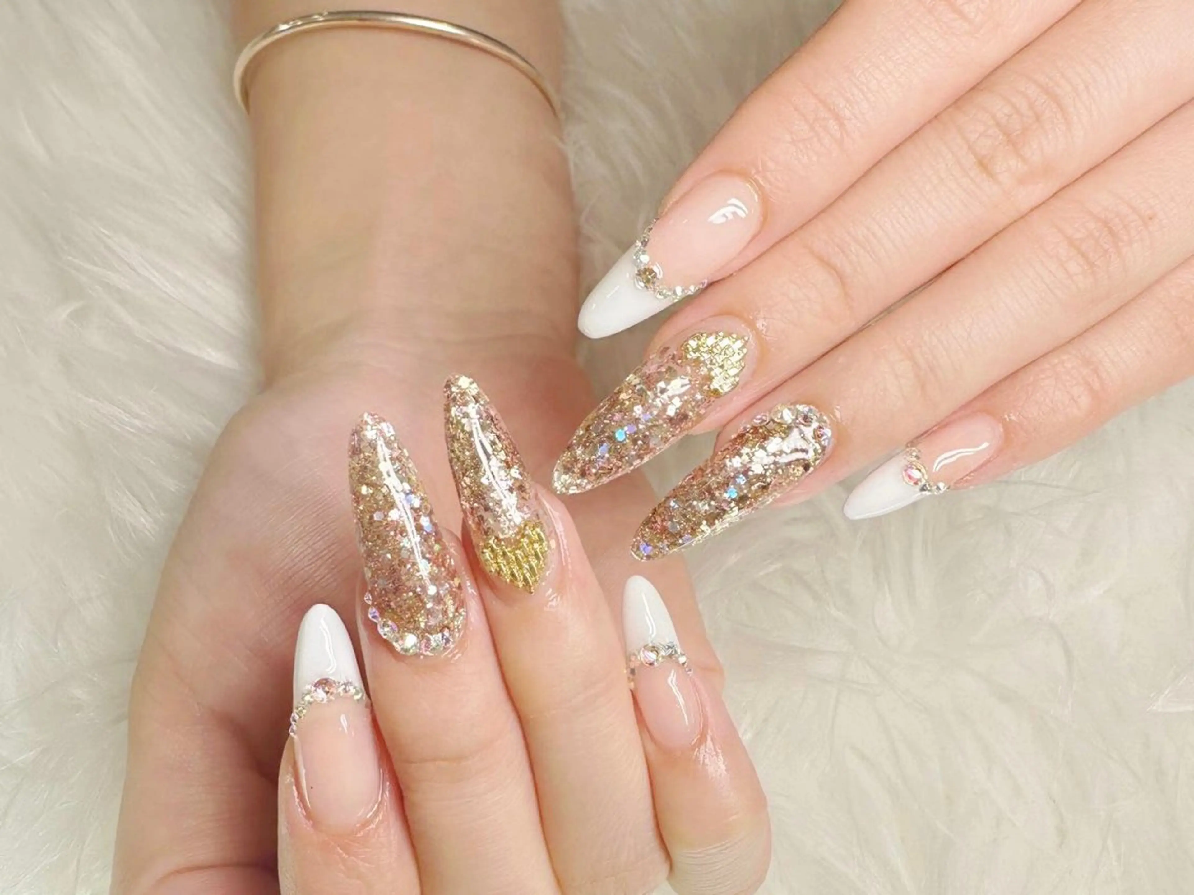 ネイル 韓国ネイル ロングネイル 春ネイル ワンホンネイル 冬ネイル H'ami nail salon所属・ハミネイルサロン ハナのネイルデザイン