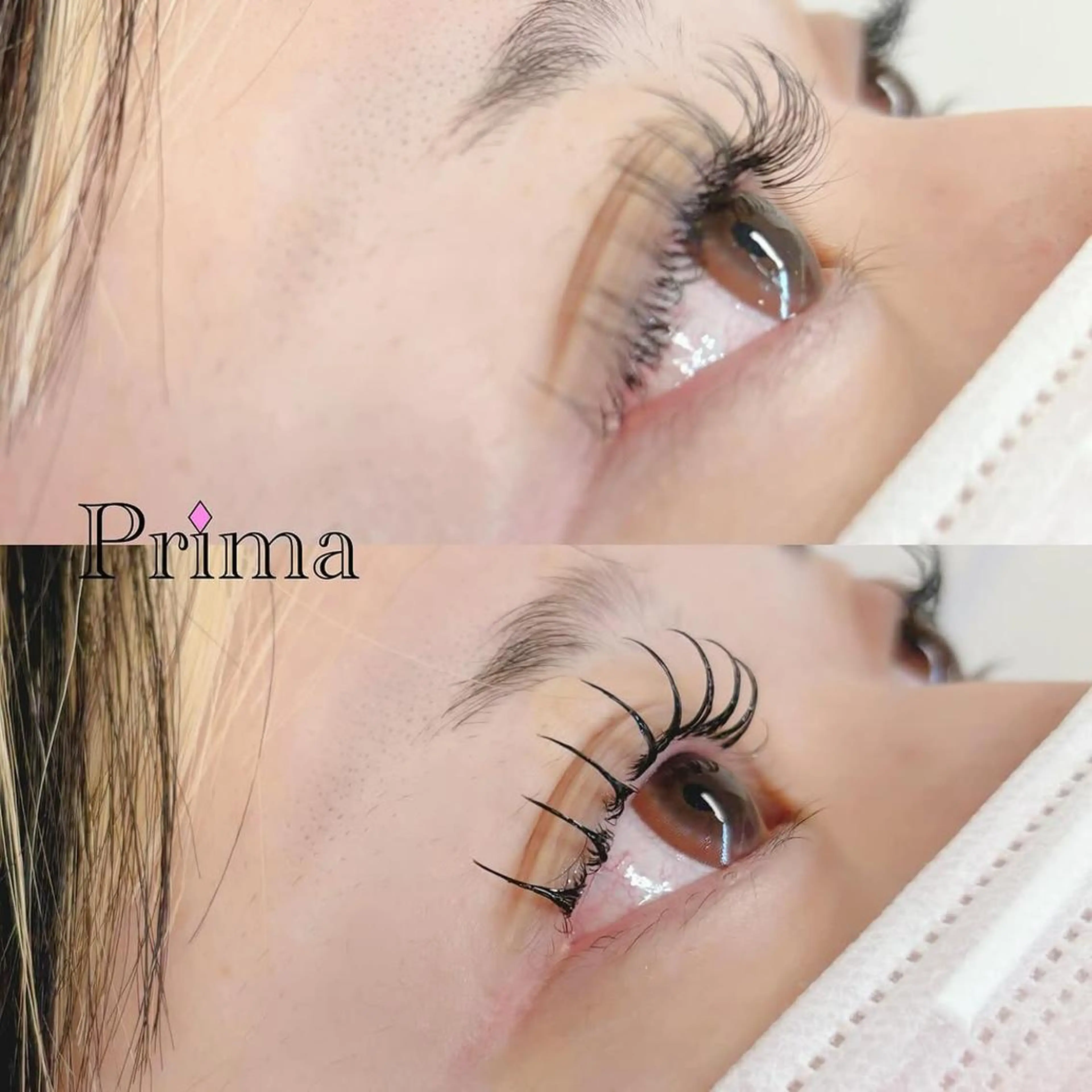 マツエク・マツパ Prima💜 アイラッシュ💜のマツエク・マツパデザイン