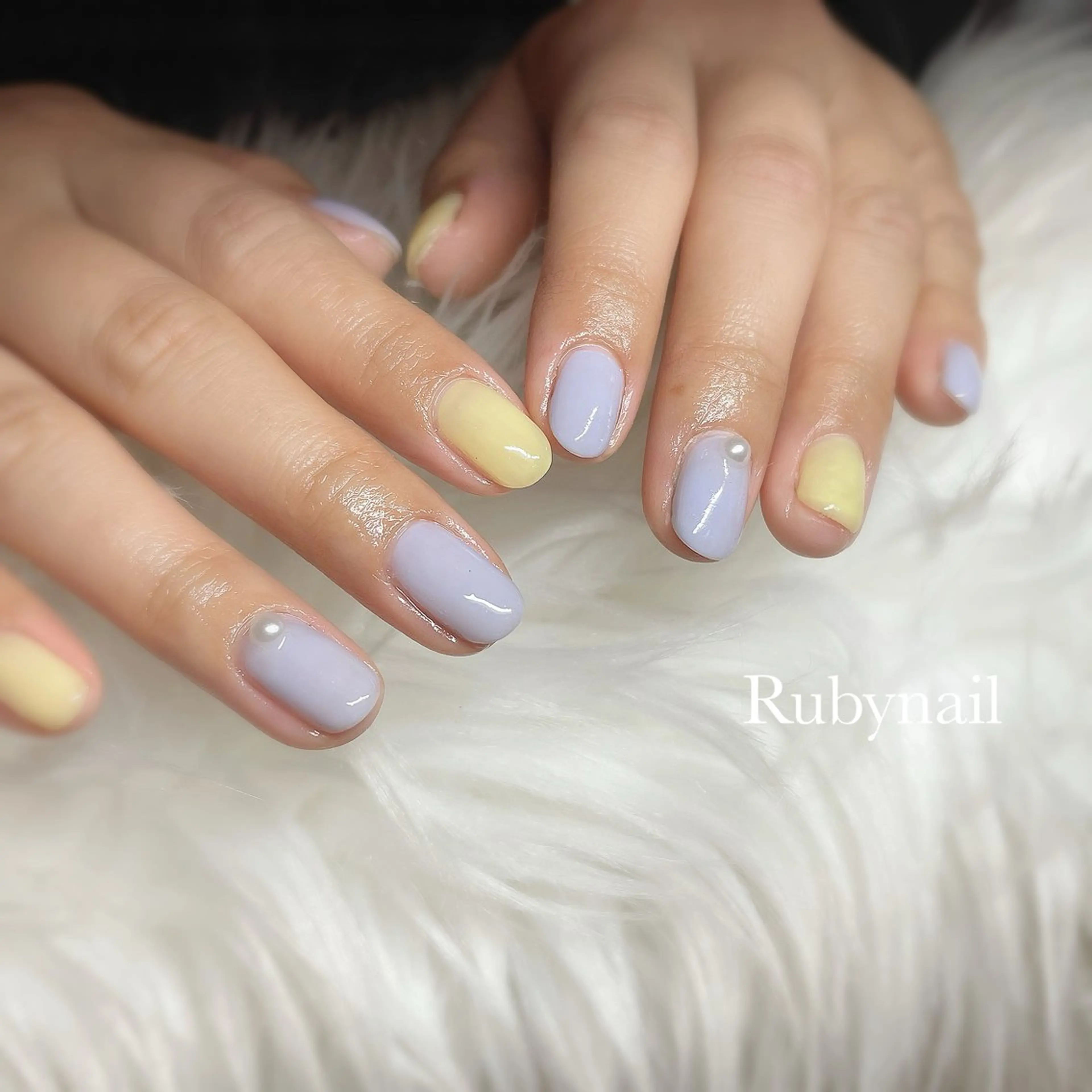 ネイル 春ネイル ハンドネイル Rubynail所属・プライベートサロン Rubynailのネイルデザイン