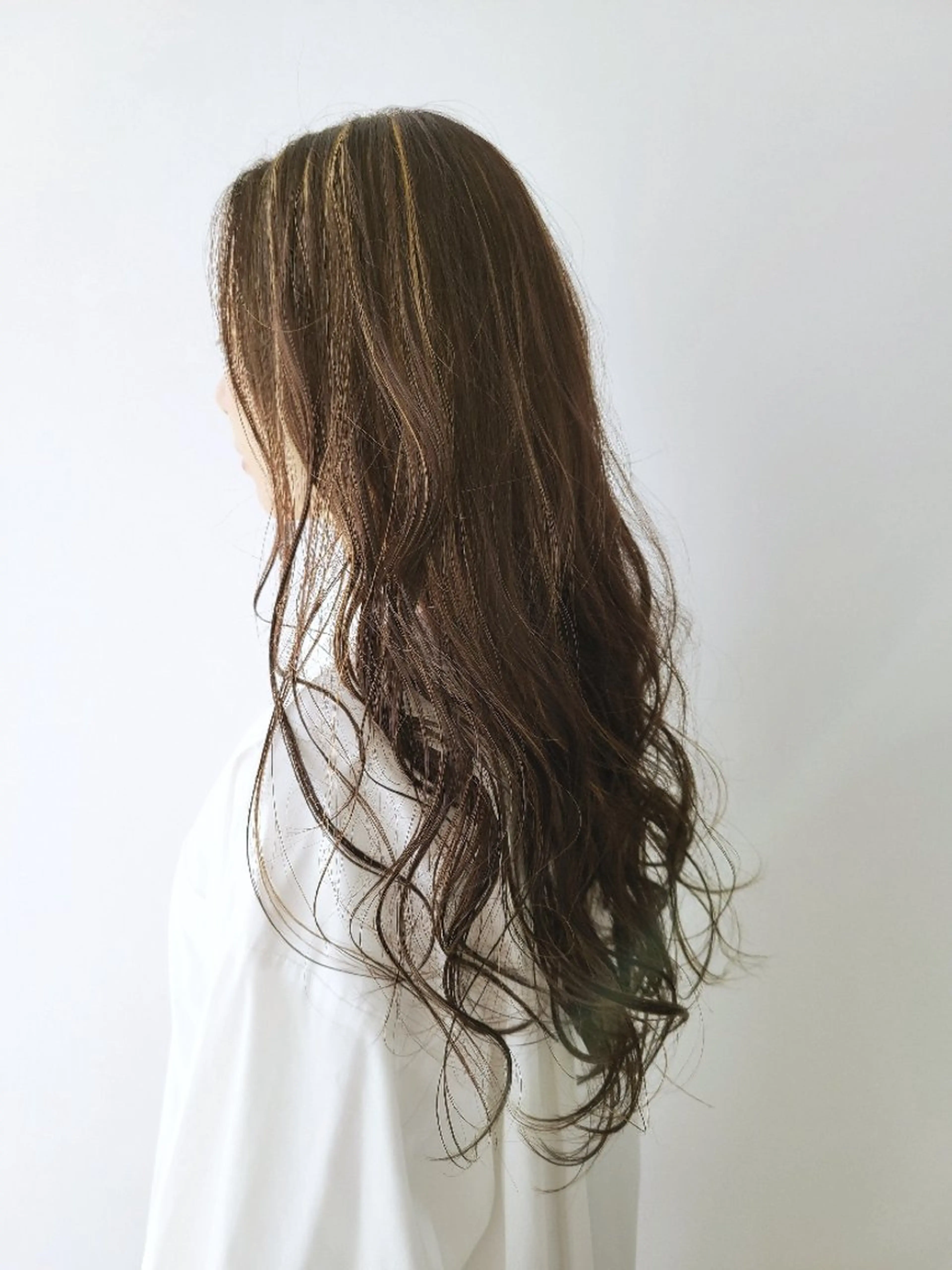 ロング ヘアカラー トリートメント GO TODAYシェアサロン岡山店所属・🎗️髪質改善・美髪 艶髪🥇小西邦生のヘアスタイル