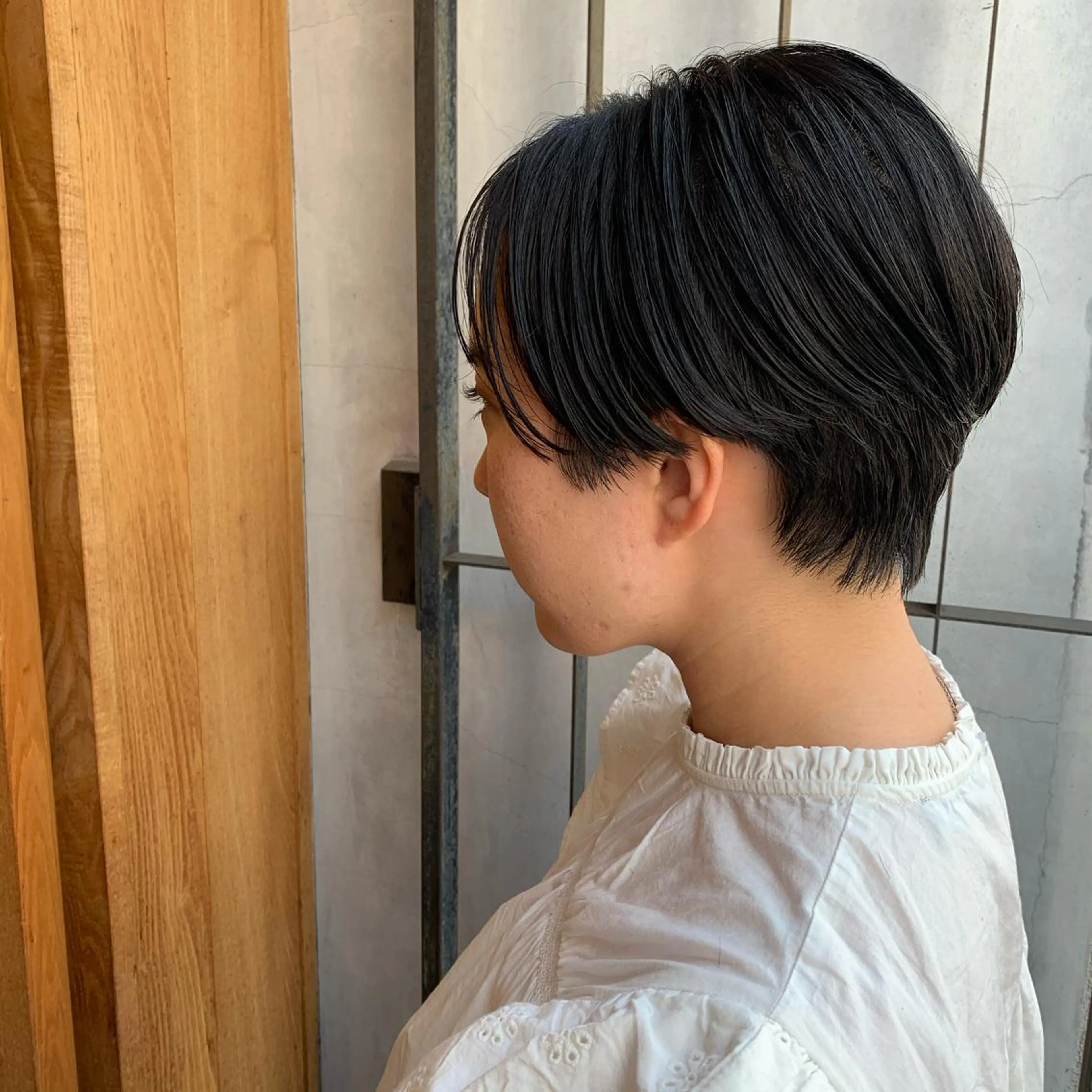 ショート カット ヘアカラー トリートメント 艶髪color💎髪 質改善ストレート大吉のヘアスタイル