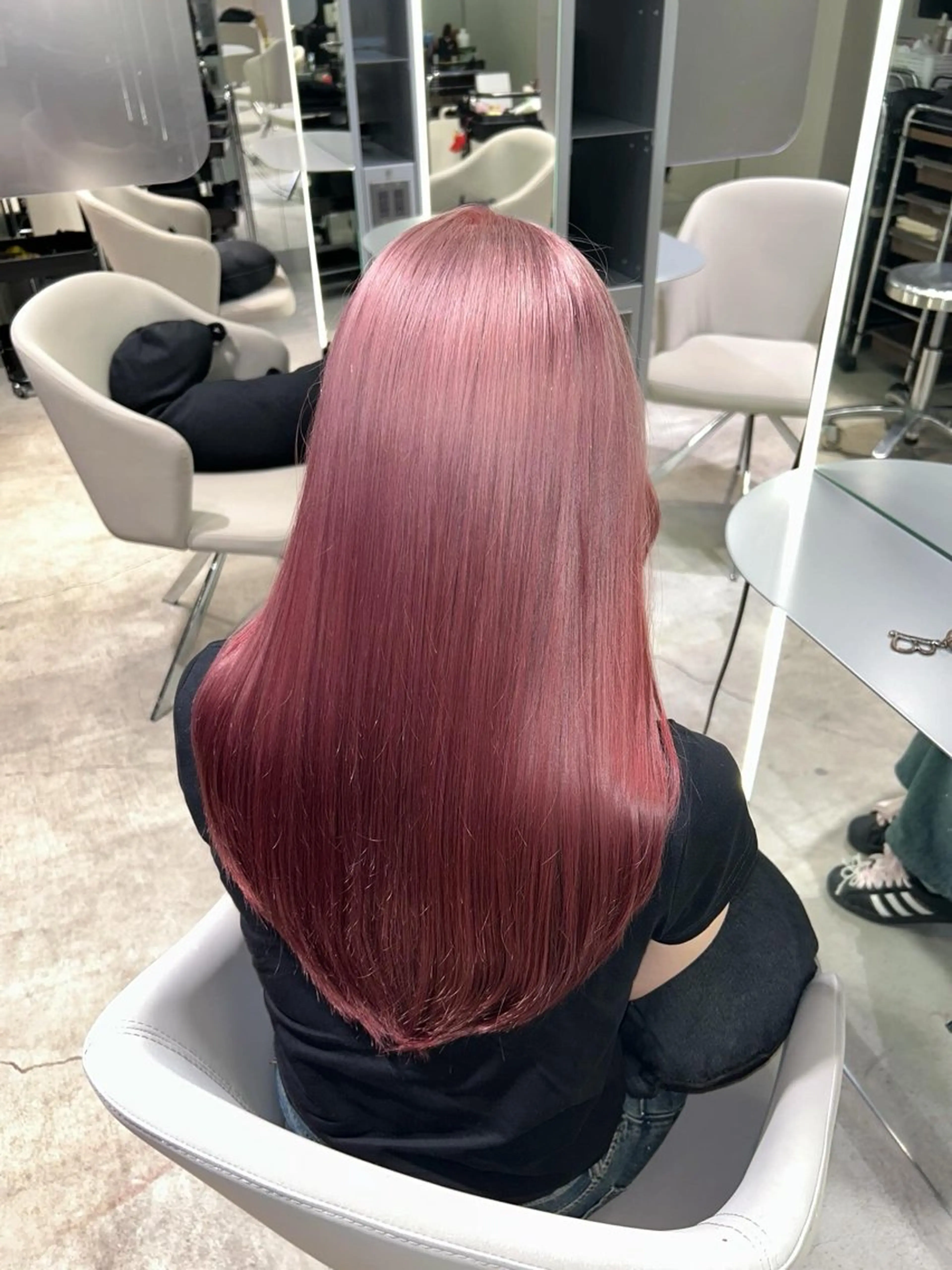 ロング カラー ベージュカラー ピンクカラー ピンクベージュ ヘアカラー GEM/名駅 wakanaのヘアスタイル