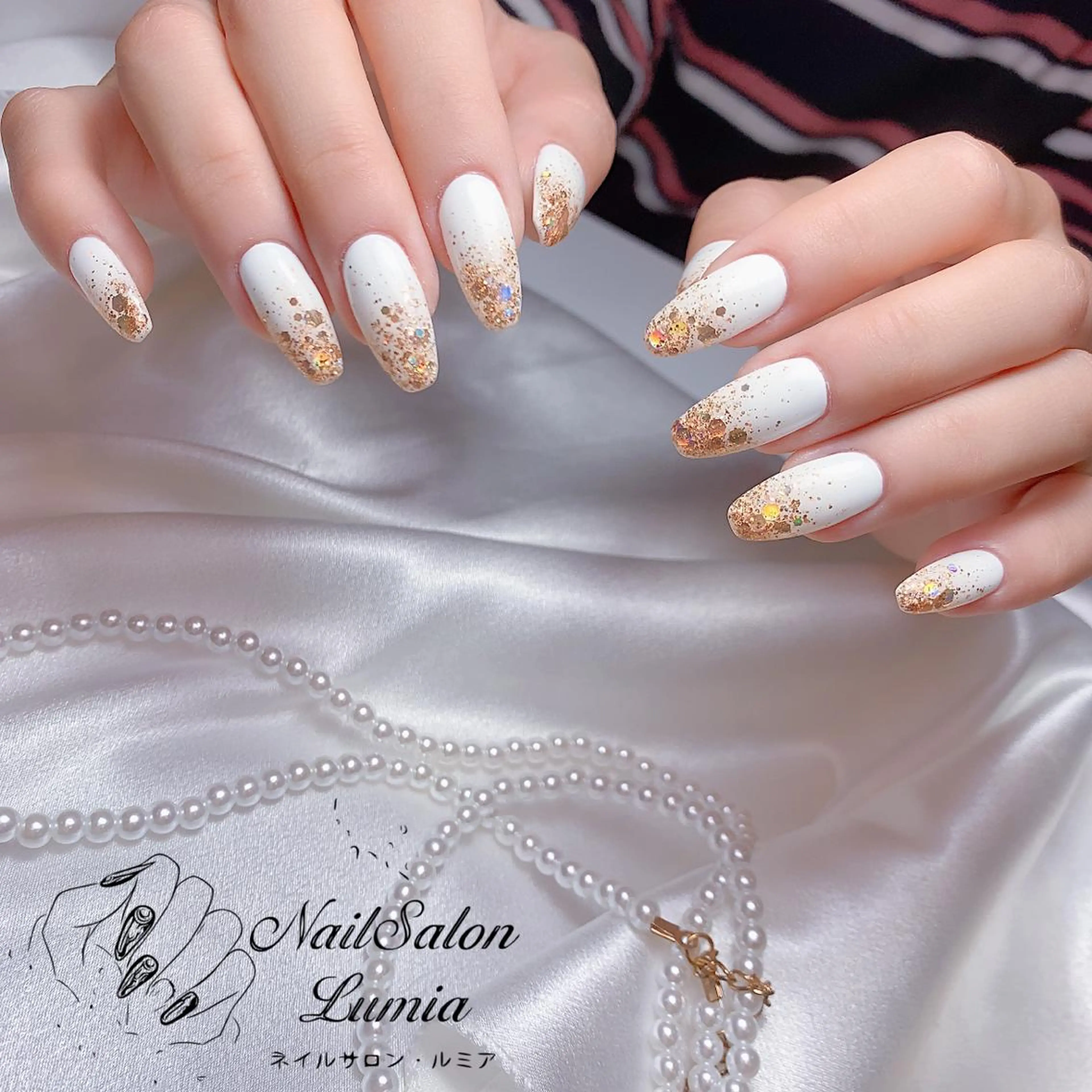 ネイル ハンドネイル ネイルサロン ルミア Lumia 店長のネイルデザイン