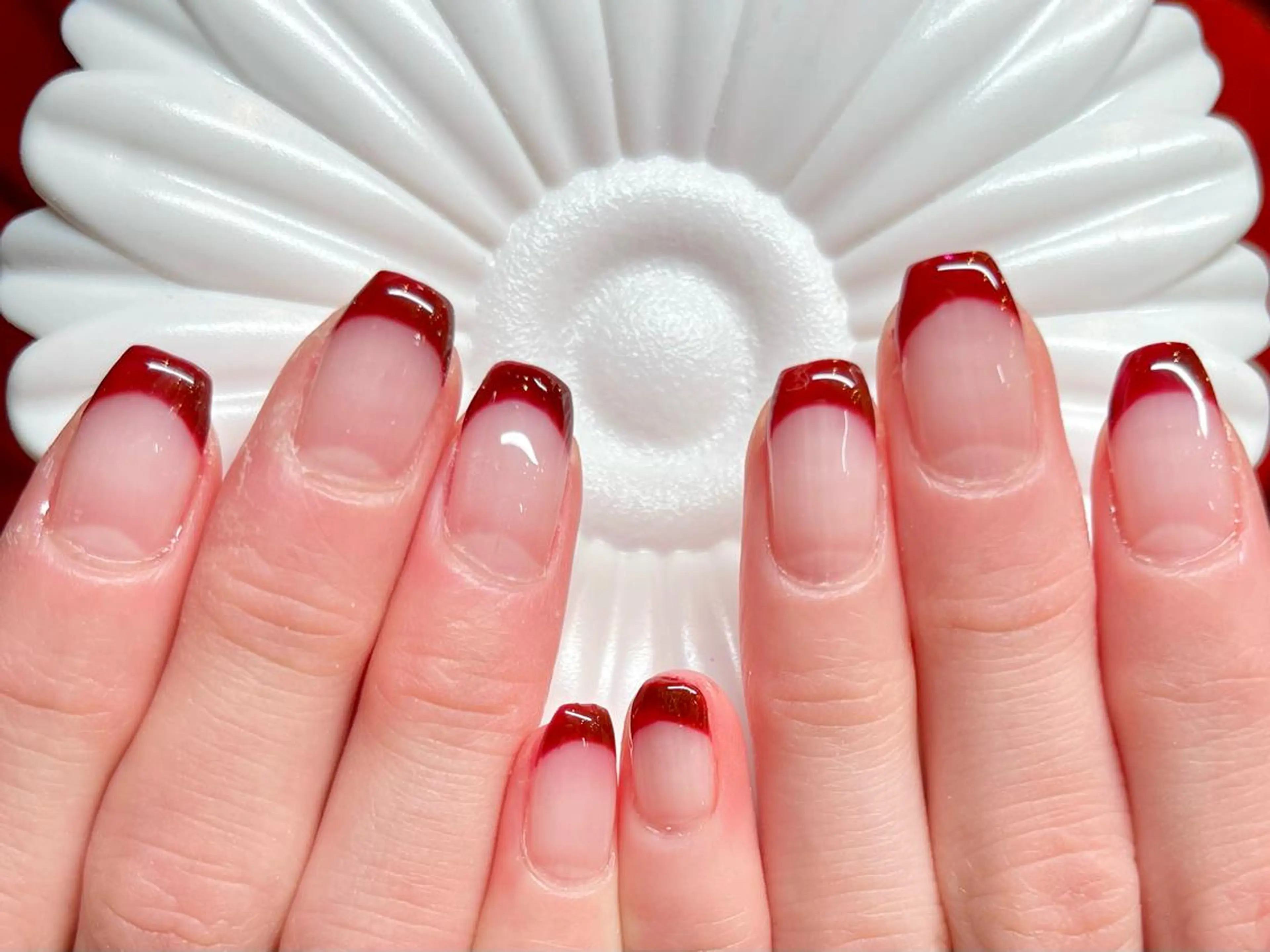 ショート カラー ネイル アートネイル オフィスネイル ワンカラーネイル ショートネイル ネイルサロン リリーブランシュ所属・森 瑞紀のネイルデザイン