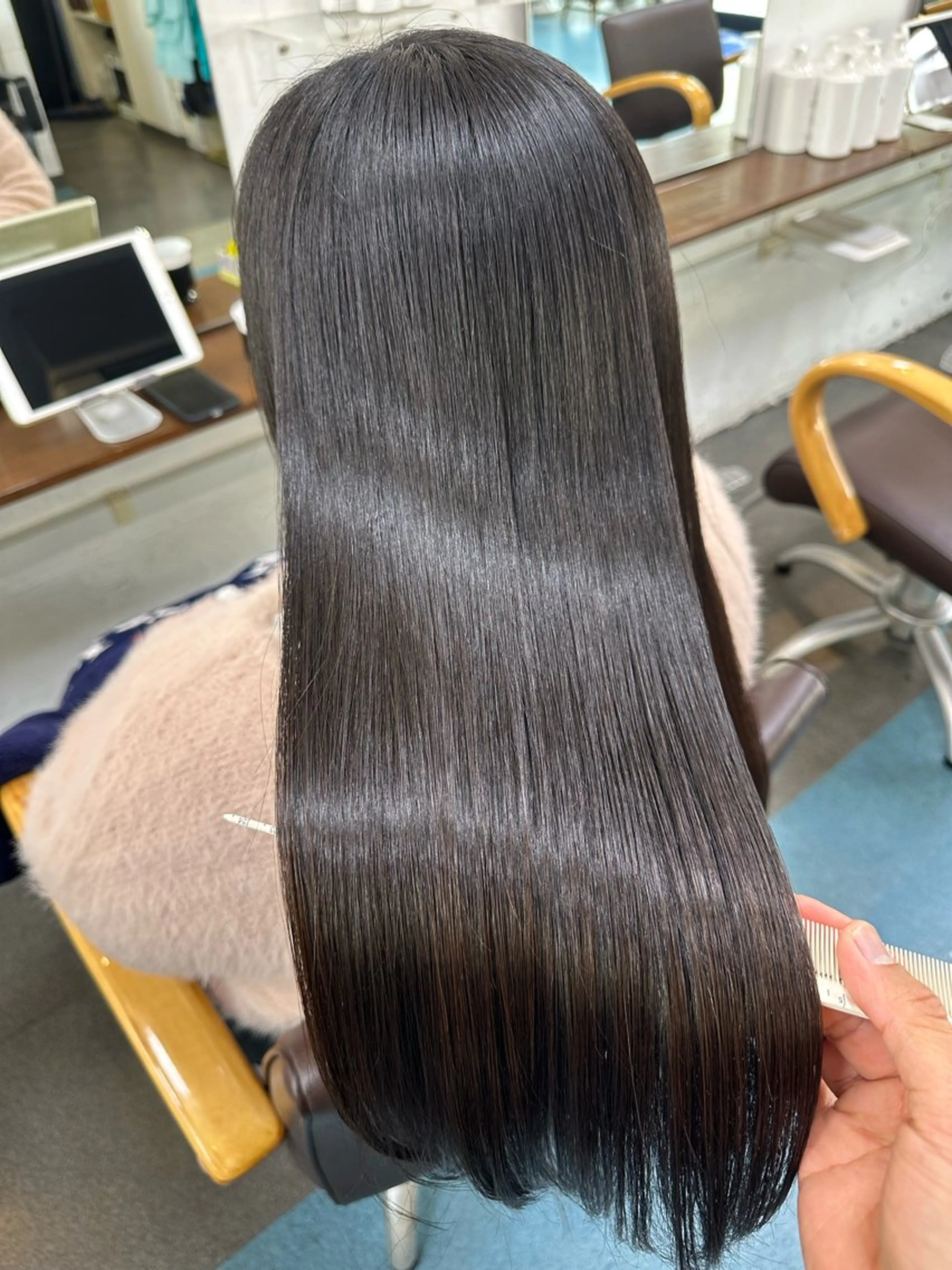 ロング 髪質改善 カット トリートメント 【髪質改善】に特化 オリーブオイルクラブのヘアスタイル