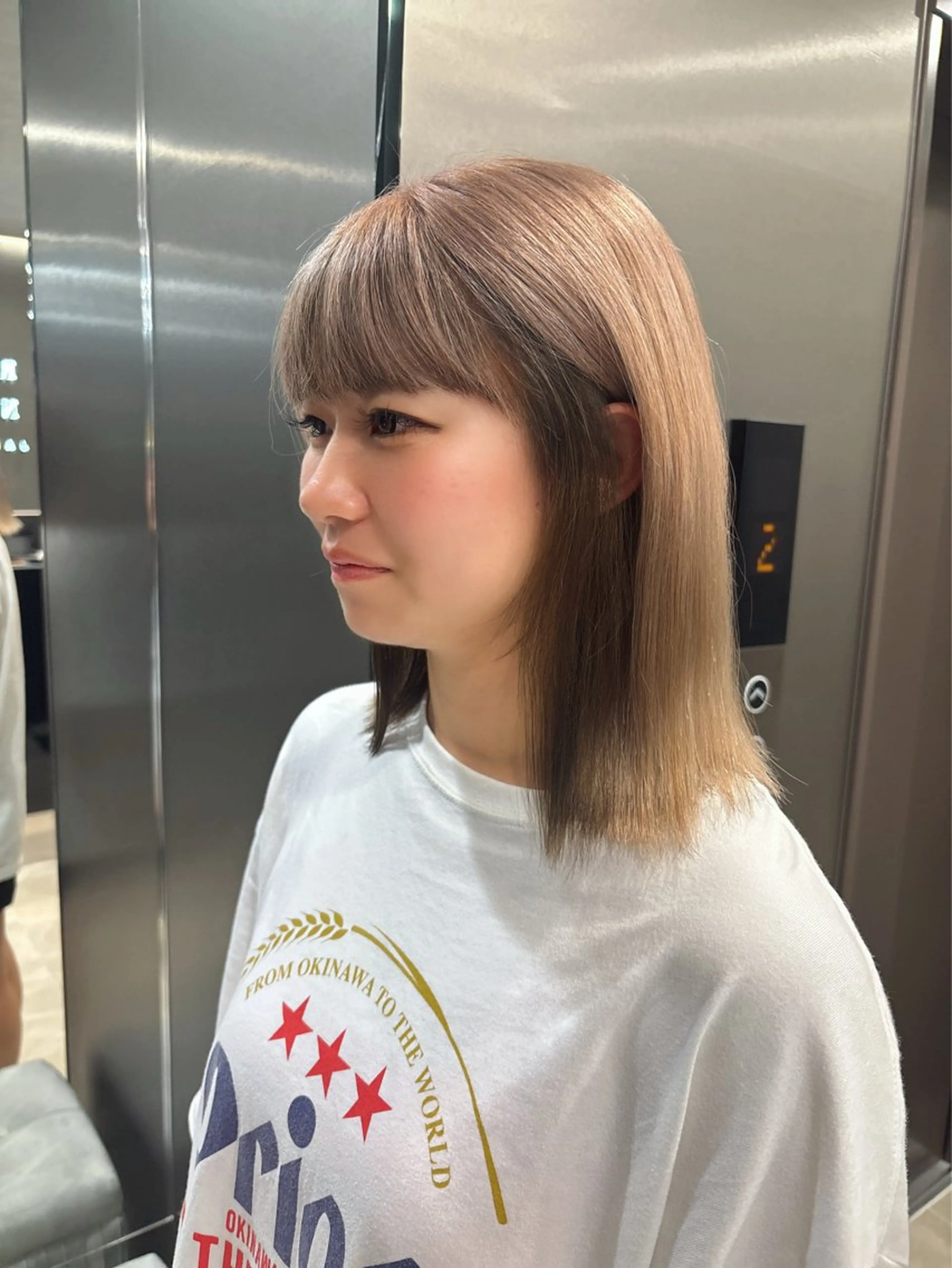 カラー 大森 万紘のヘアスタイル