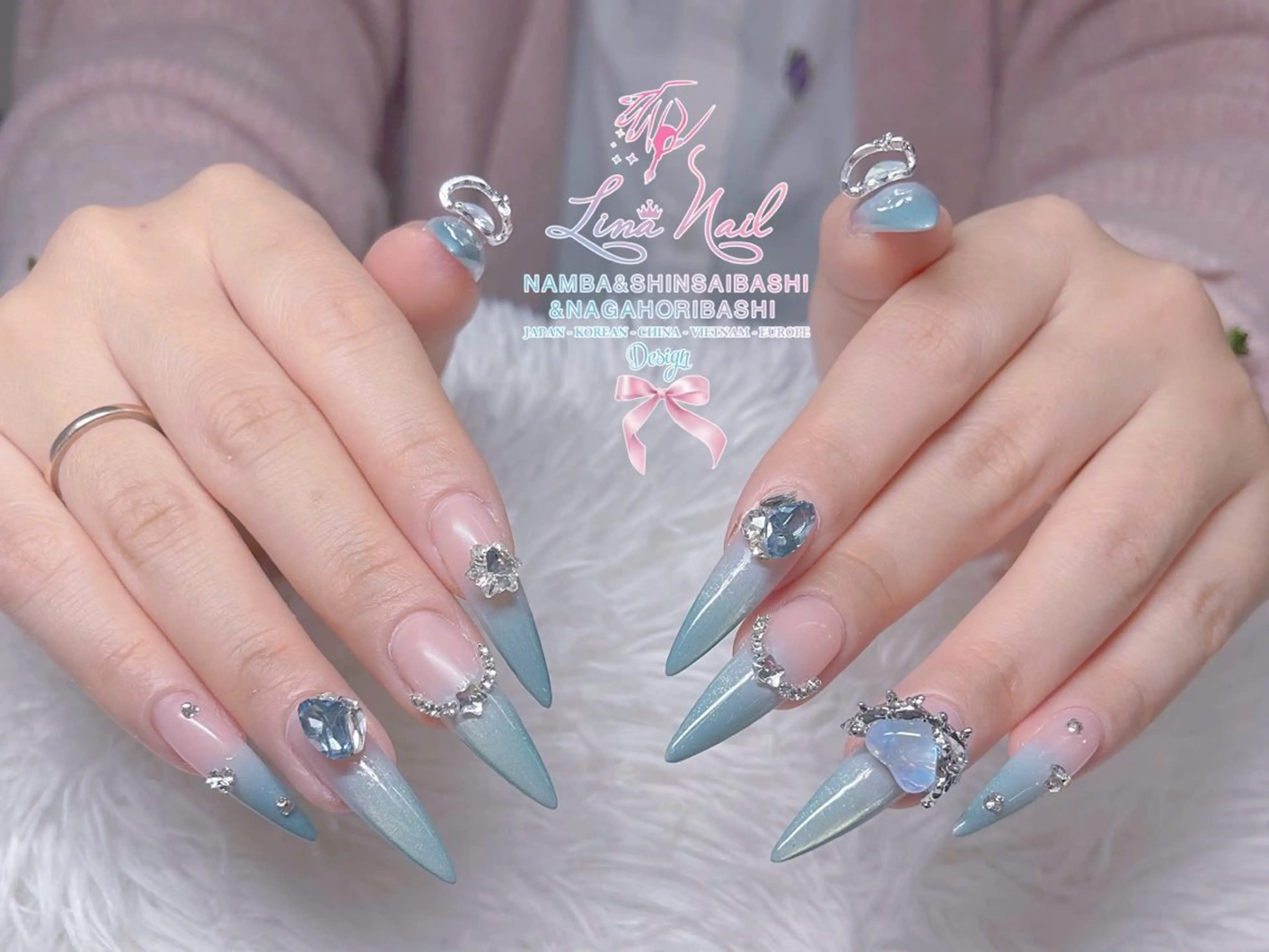 ネイル フットネイル ジェルネイル 持ち込み ネイルチップ ハンドネイル リナネイル 長堀橋店／東心斎橋店のネイルデザイン