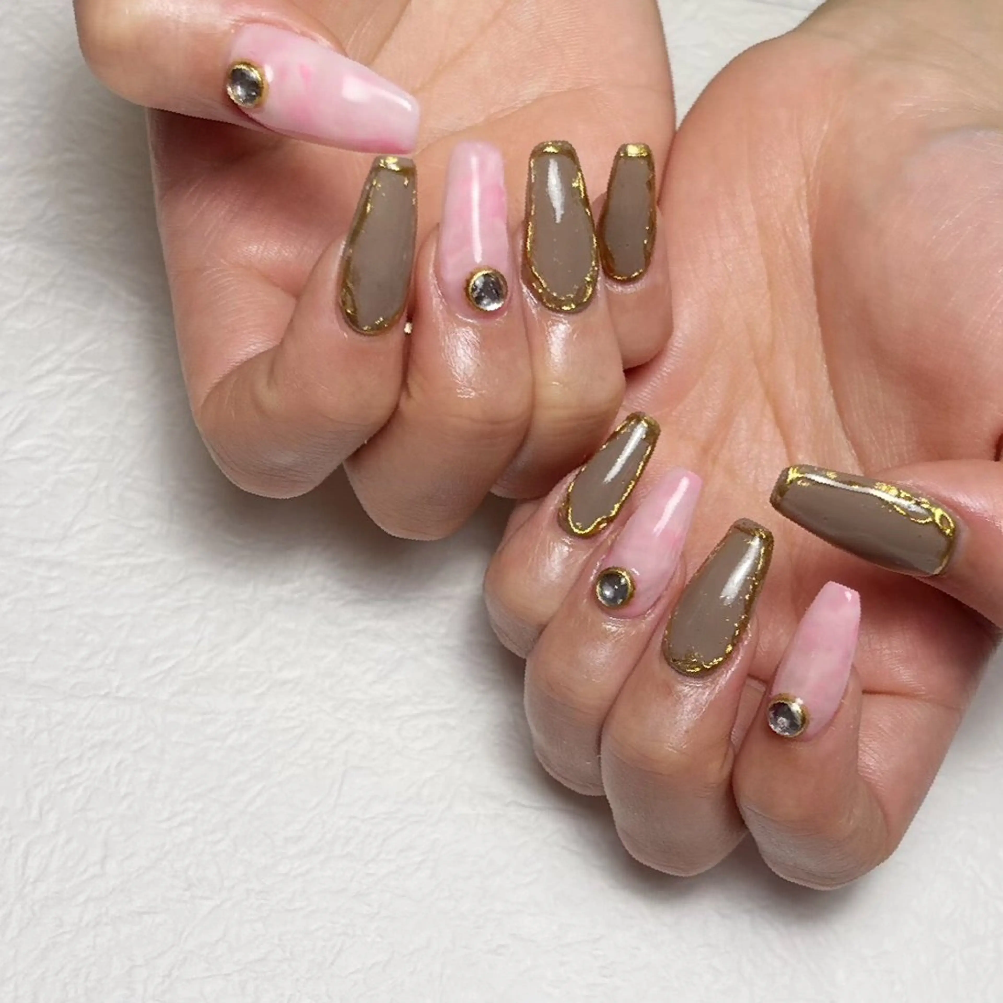 ネイル アートネイル ニュアンスネイル スカルプネイル Aki 💖ゆちたの部屋のネイルデザイン